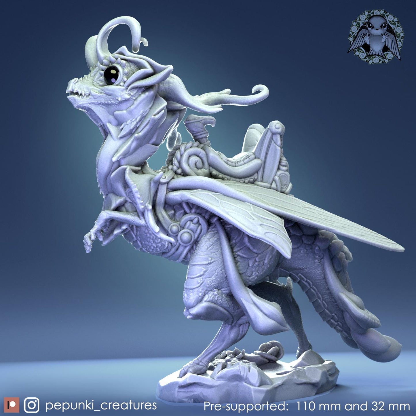 Fairy Dragon | Tabletop Miniature | Pepunki Creatures
