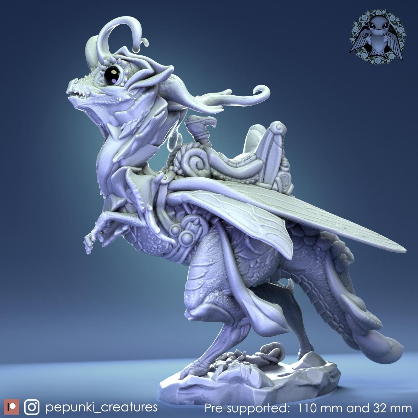 Fairy Dragon | Tabletop Miniature | Pepunki Creatures