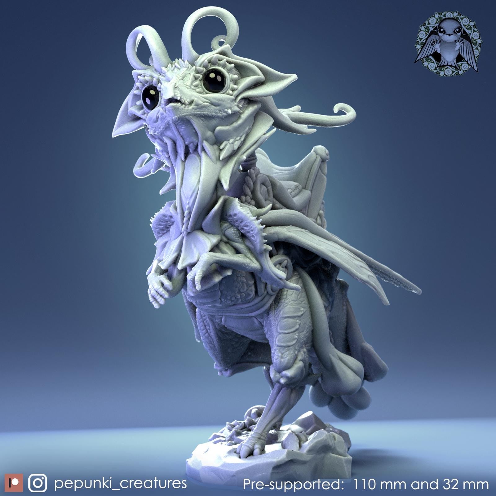 Fairy Dragon | Tabletop Miniature | Pepunki Creatures