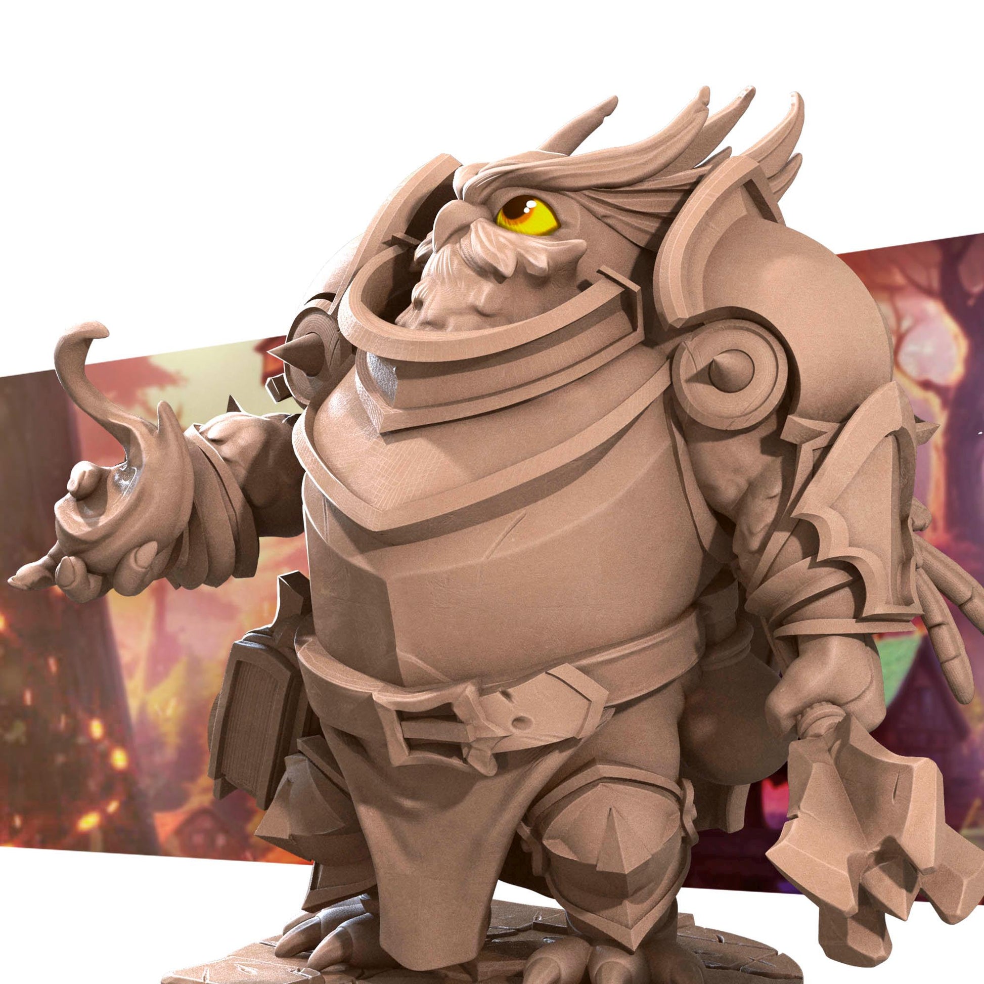 Owlfolk Cleric Miniature | Bite the Bullet