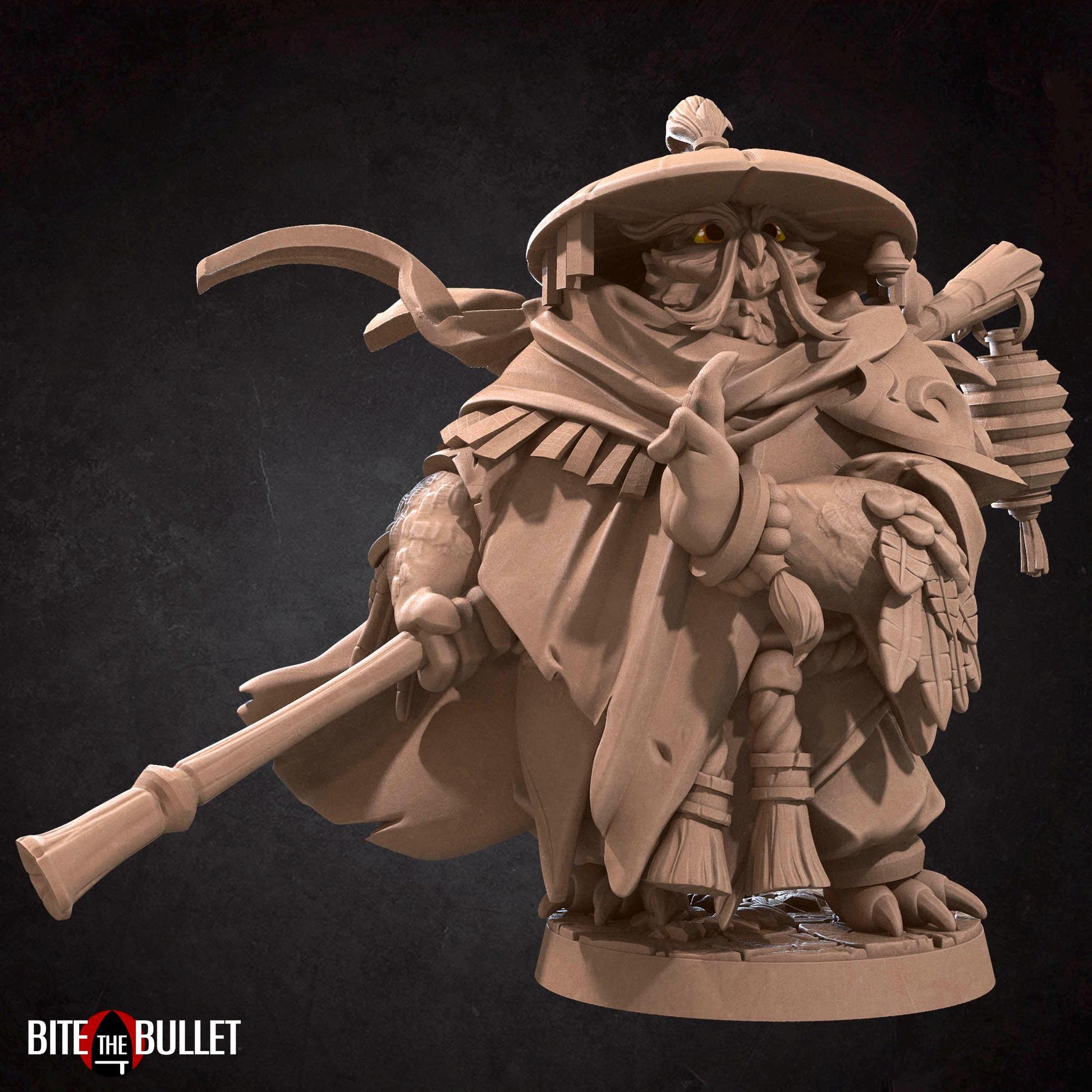 Owlfolk Monk Miniature | Bite the Bullet