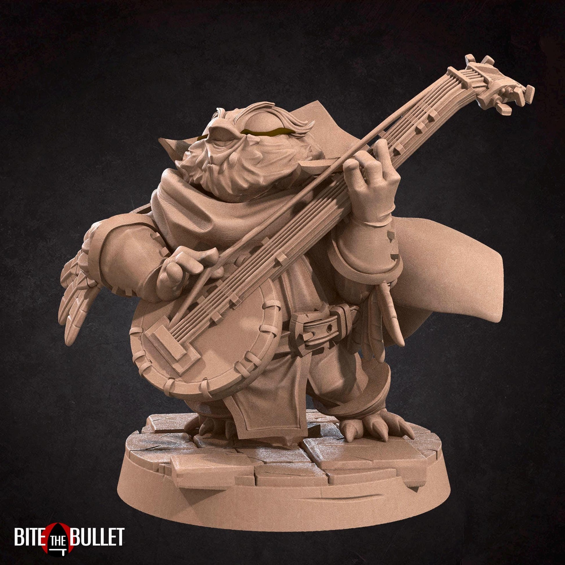 Owlfolk Bard Miniature | Bite the Bullet