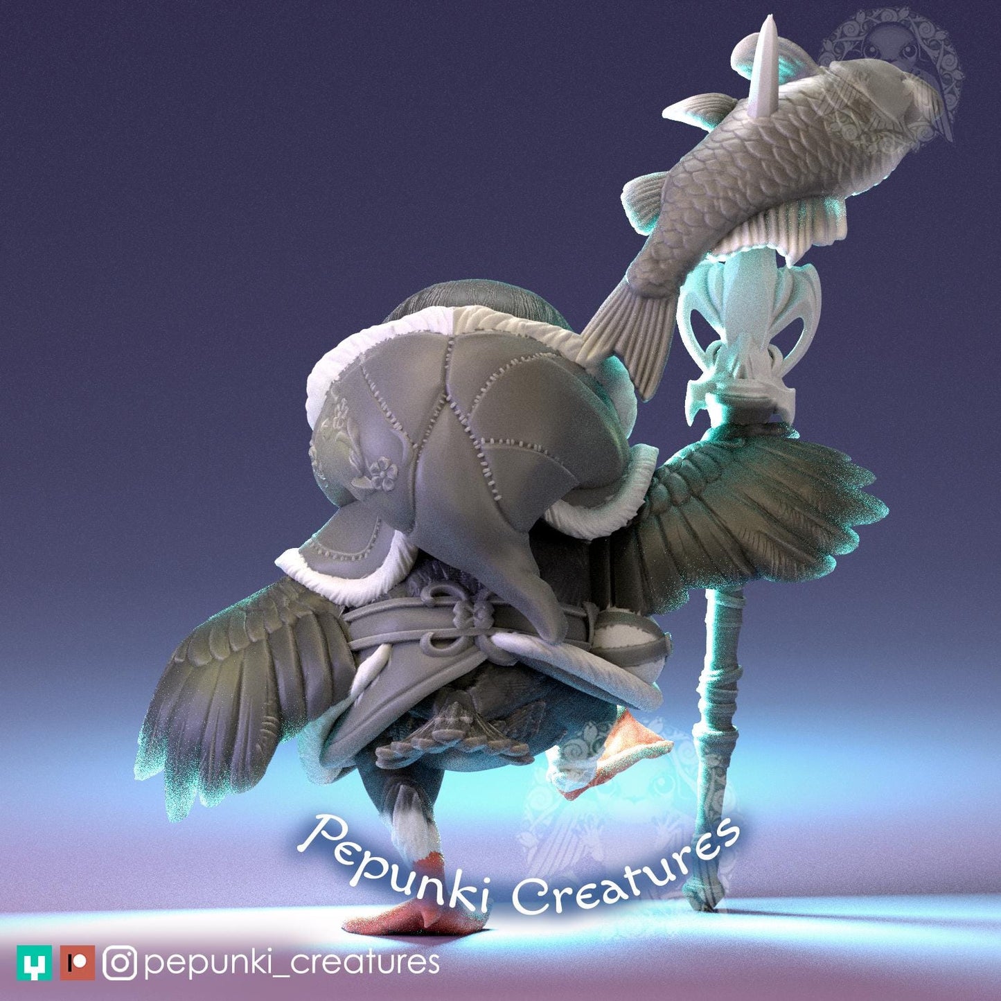 Puffin | Tabletop Miniature | Pepunki Creatures