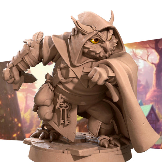 Owlfolk Rogue Miniature | Bite the Bullet