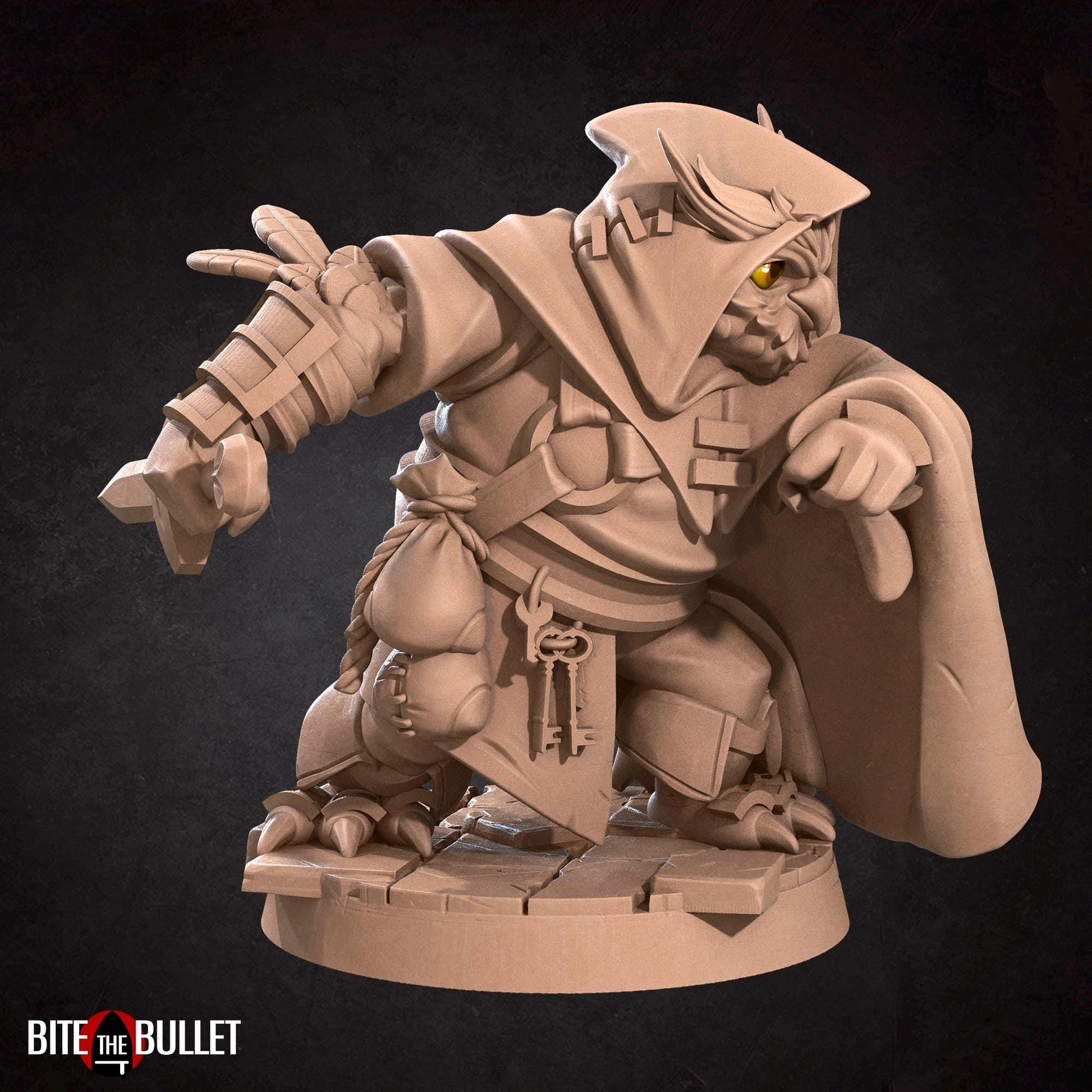 Owlfolk Rogue Miniature | Bite the Bullet