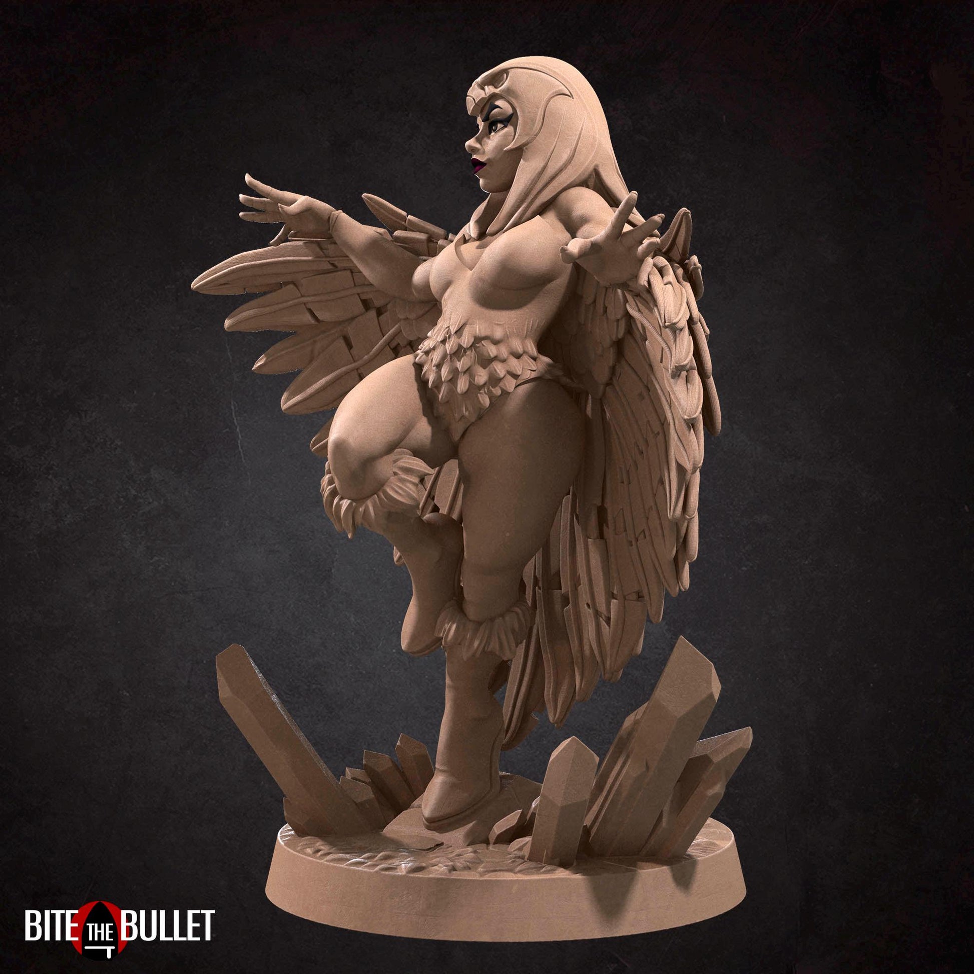 Marina, the Owl Sorceress Miniature | Bite the Bullet