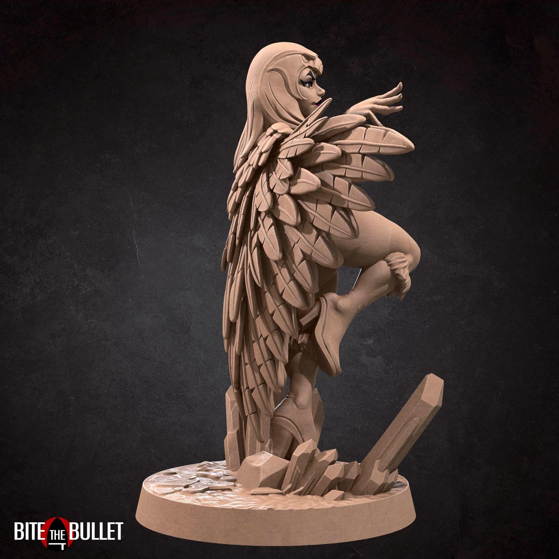 Marina, the Owl Sorceress Miniature | Bite the Bullet