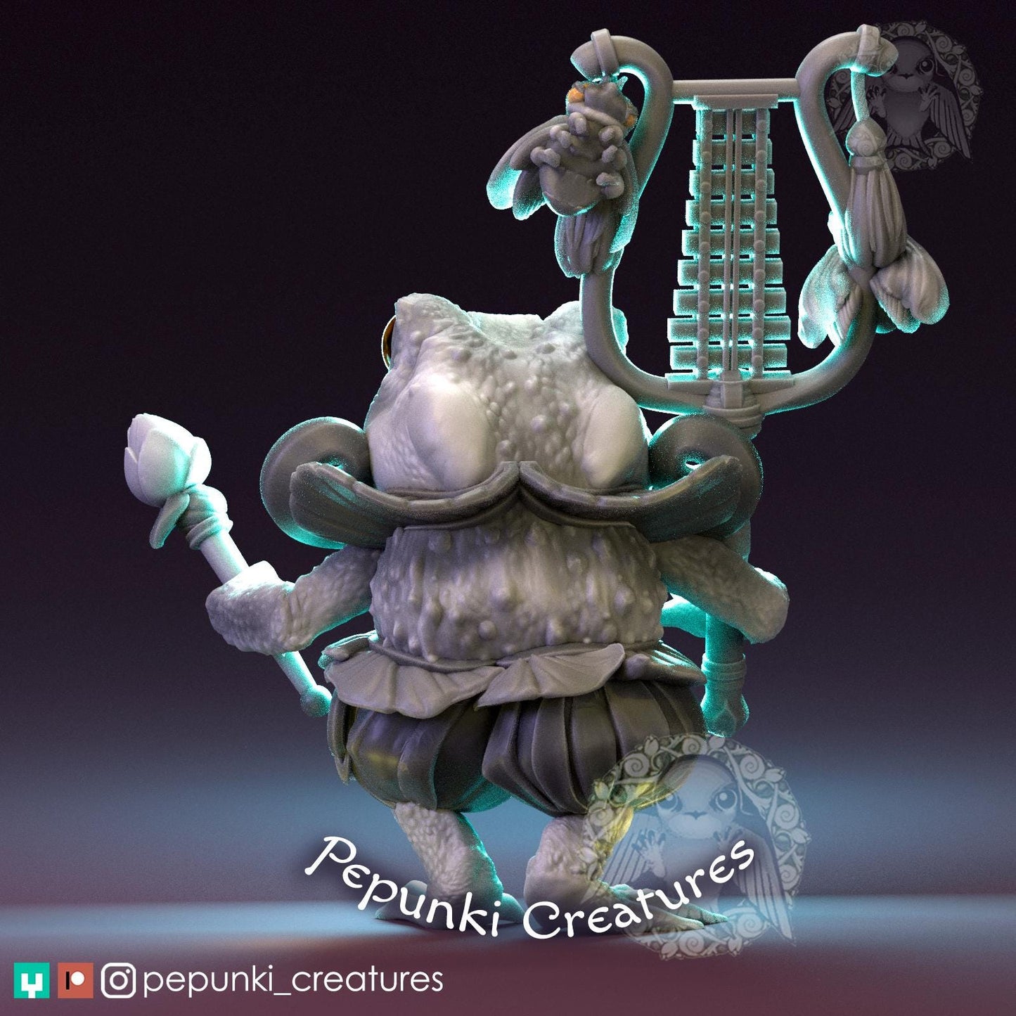Little Toad Henchman | Tabletop Miniature | Pepunki Creatures