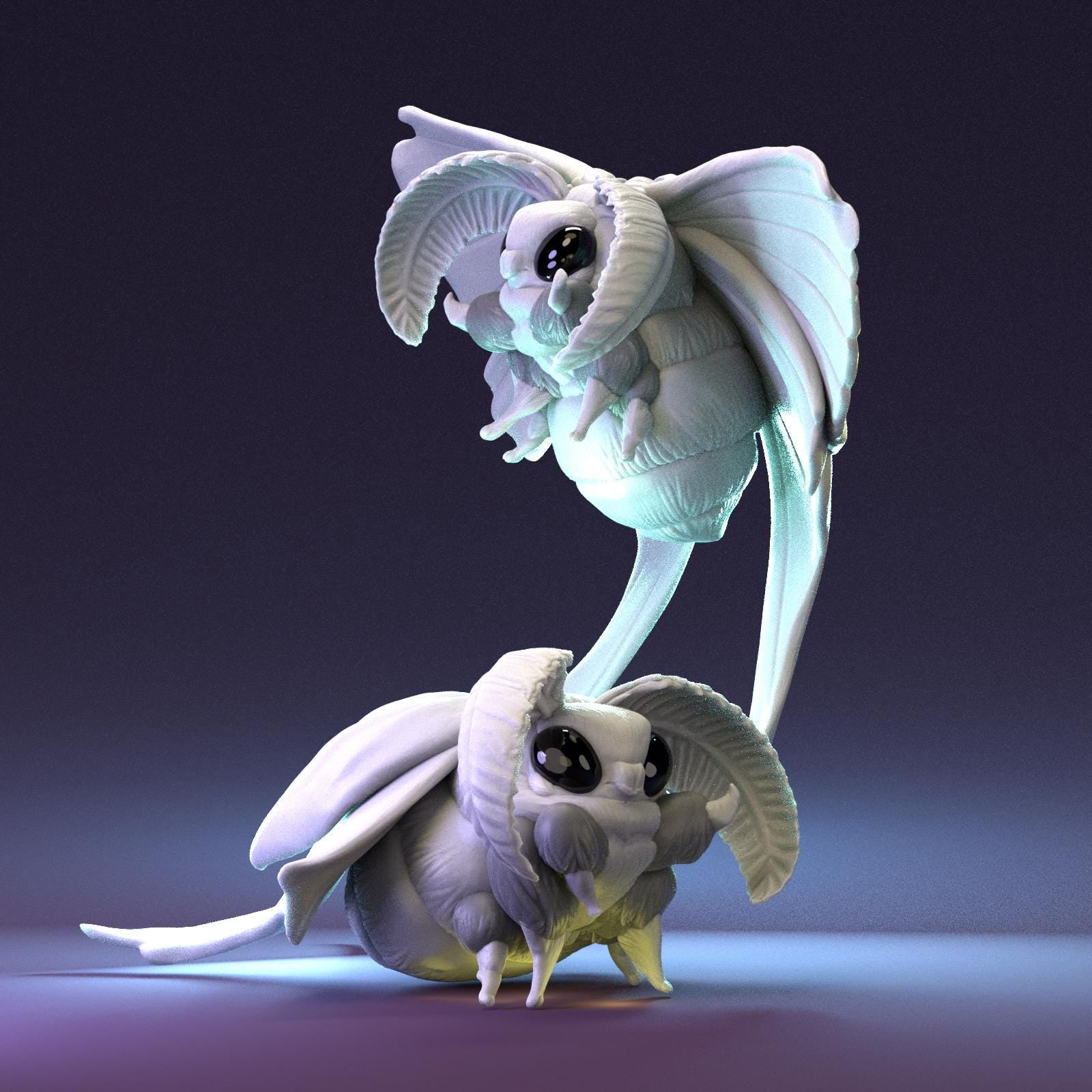 Little Moths | Tabletop Miniature | Pepunki Creatures