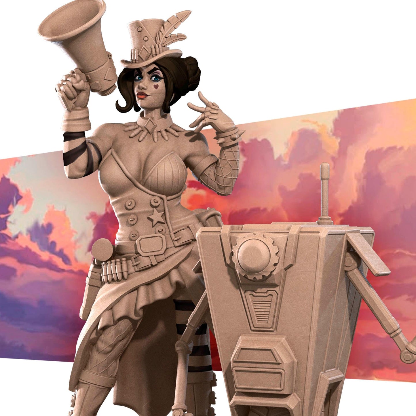 Roxy, the Mad Hostess | Bite the Bullet Miniatures
