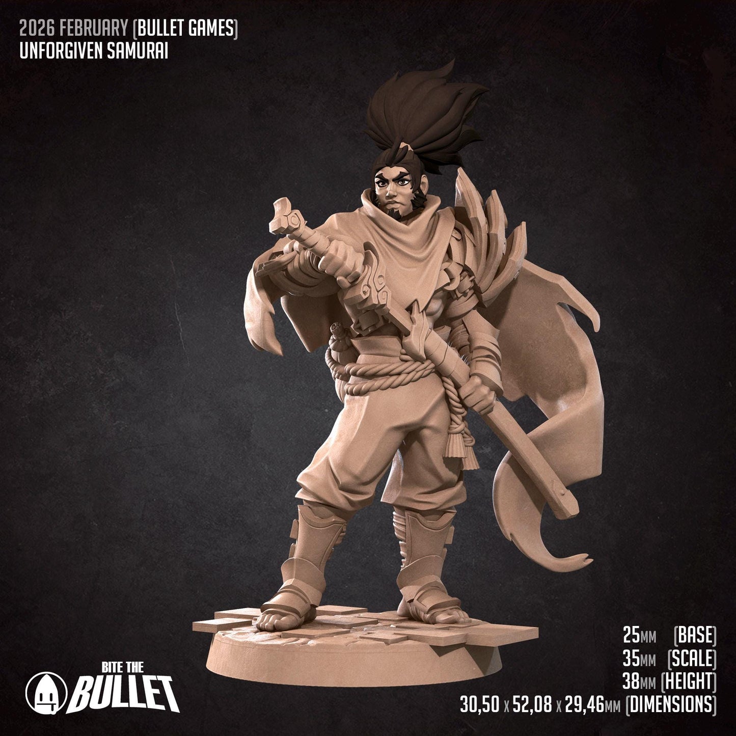 Unforgiven Samurai | Bite the Bullet Miniatures