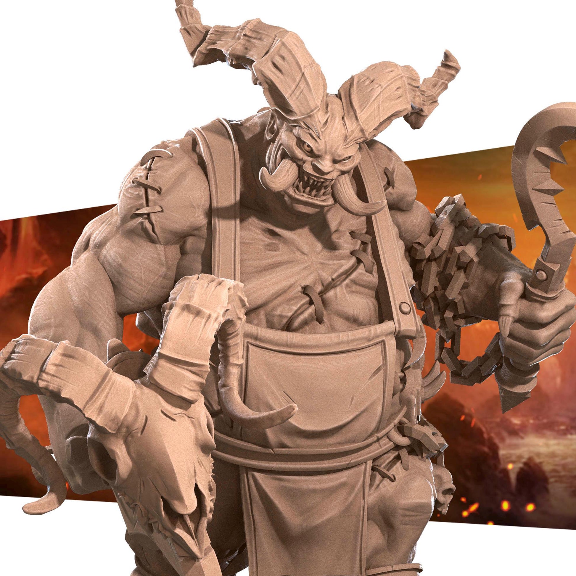 Butcher Demon | Bite the Bullet Miniatures