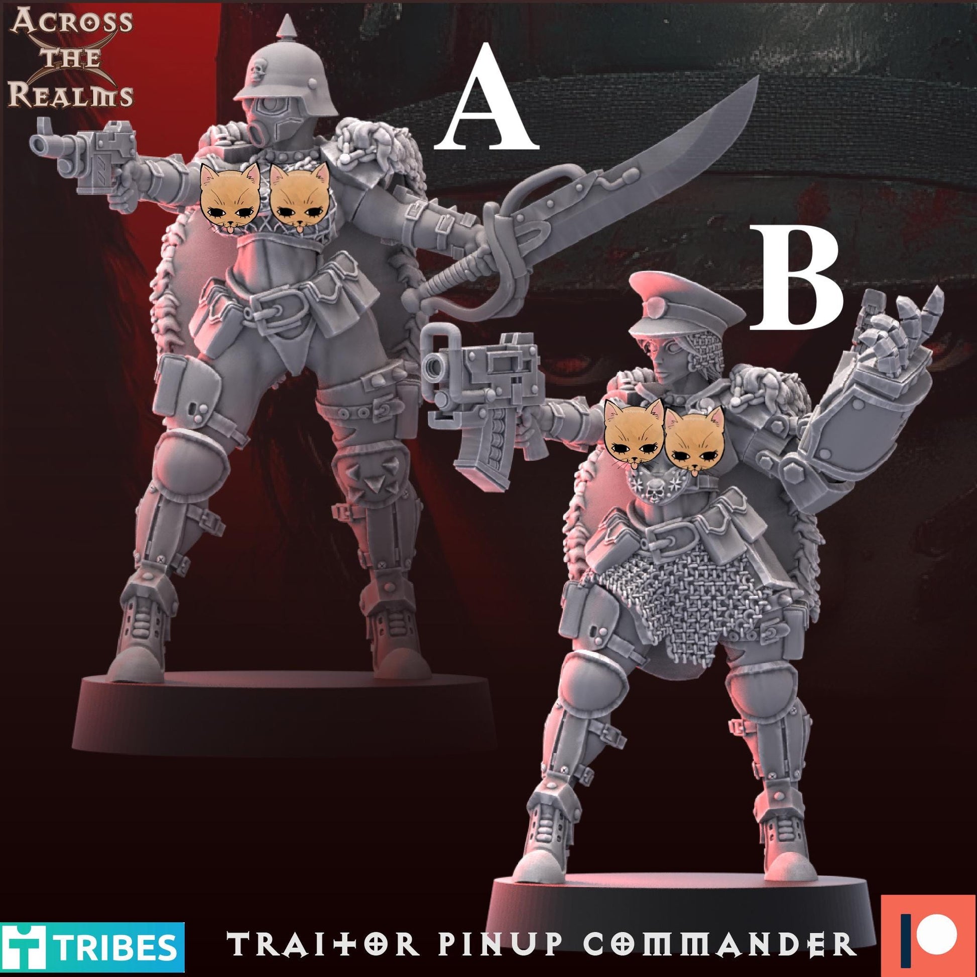 Saboteur Commander Miniature | Across the Realms