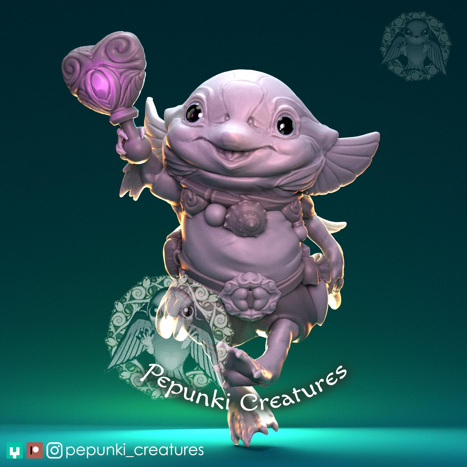 Little Sea Creature | Tabletop Miniature | Pepunki Creatures