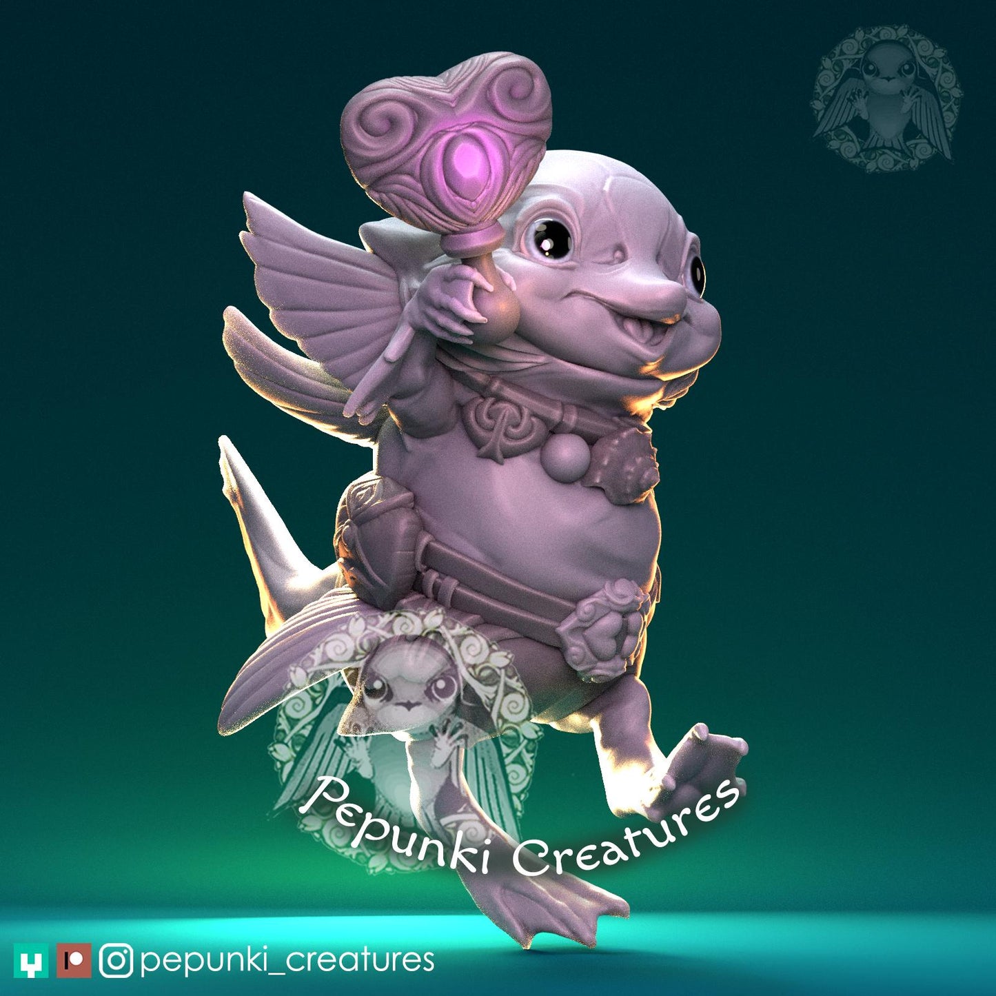 Little Sea Creature | Tabletop Miniature | Pepunki Creatures
