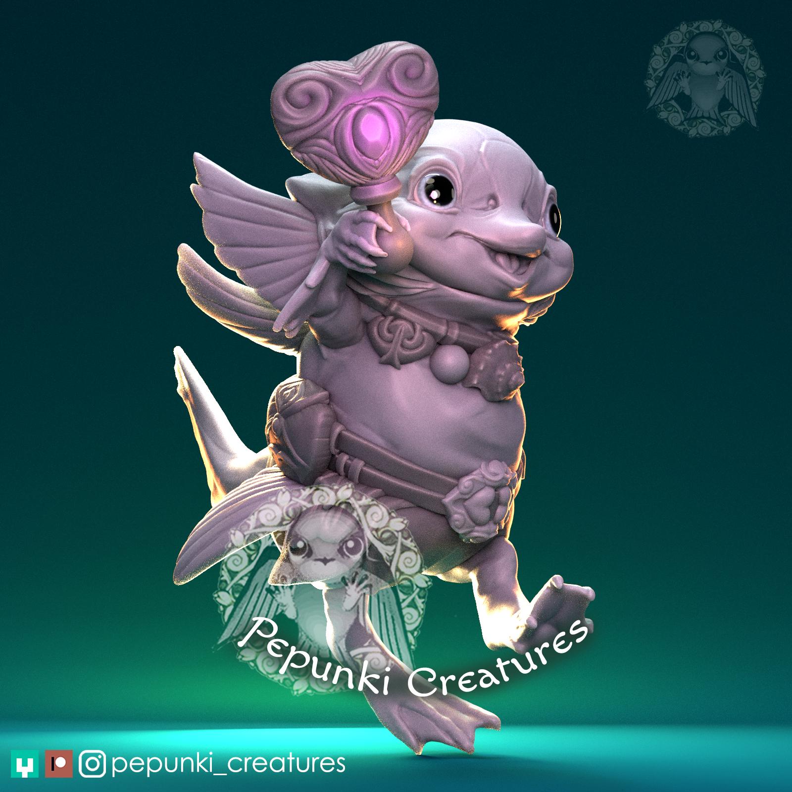 Little Sea Creature | Tabletop Miniature | Pepunki Creatures