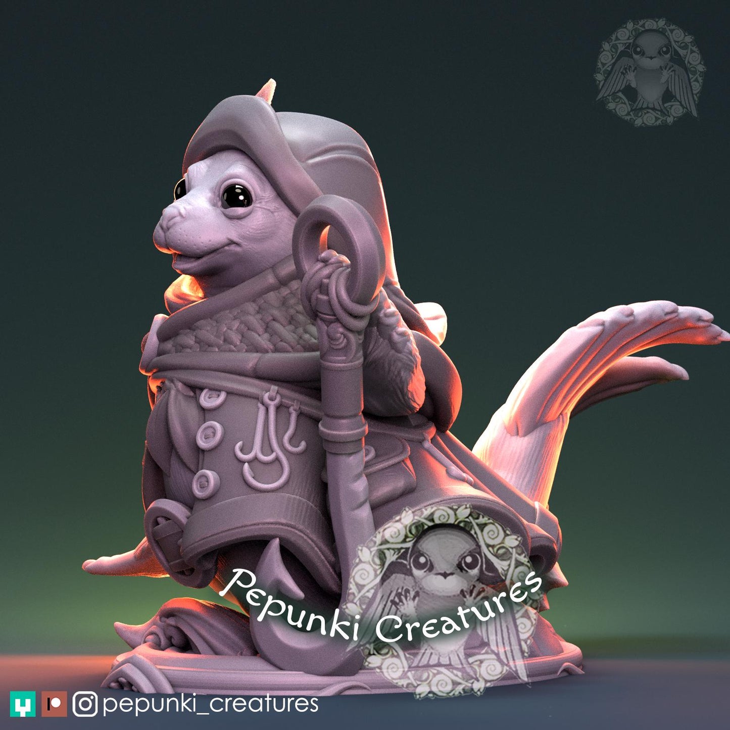 Sailor Seal | Tabletop Miniature | Pepunki Creatures
