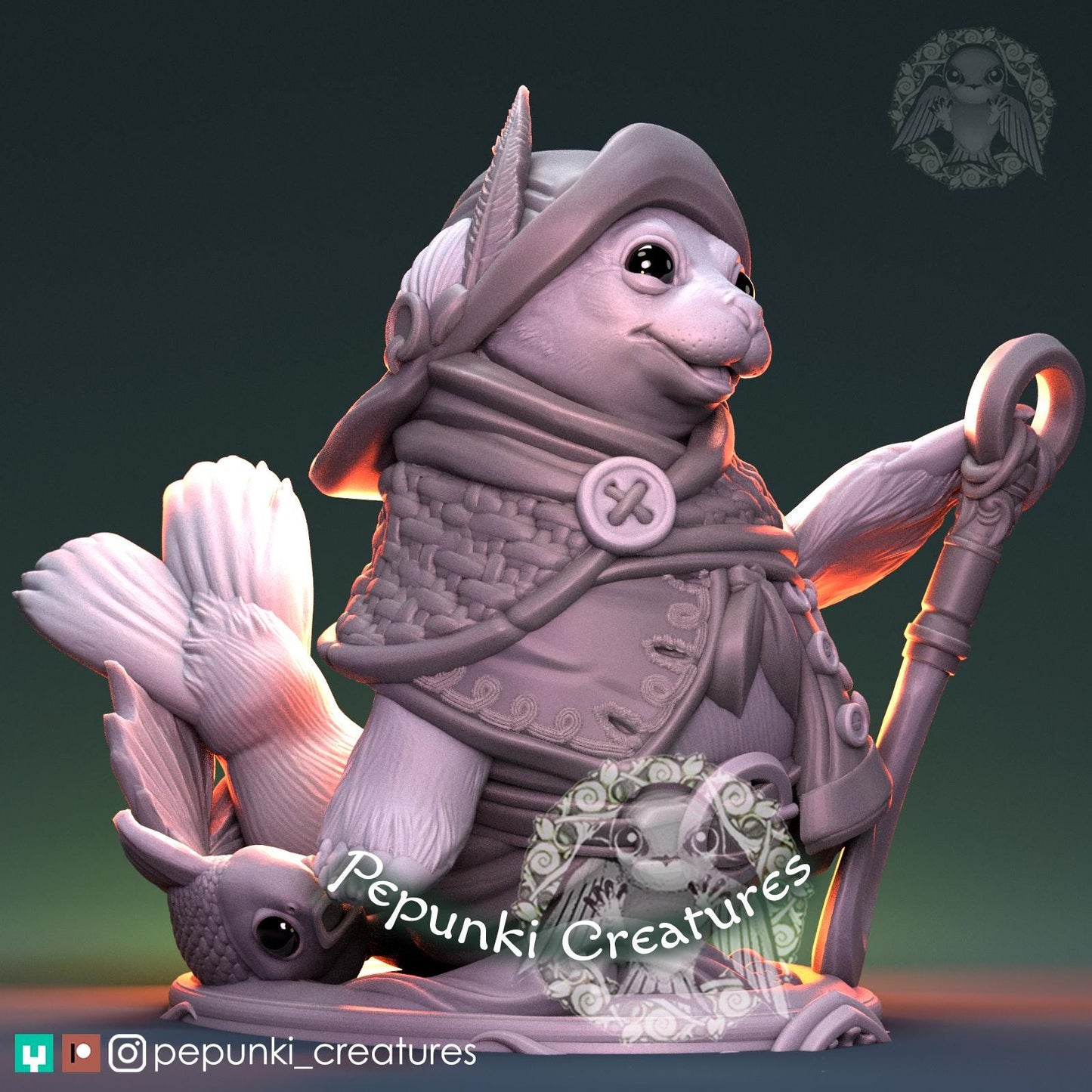 Sailor Seal | Tabletop Miniature | Pepunki Creatures