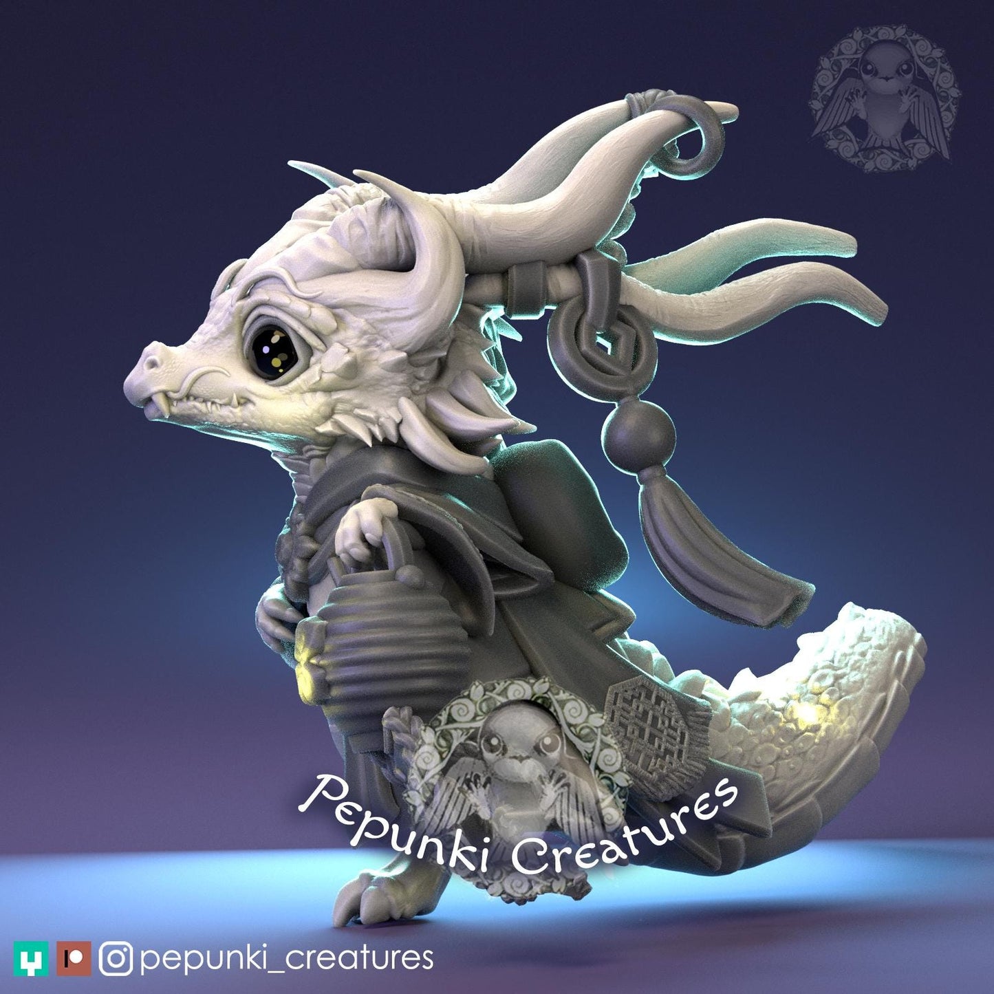 Little Dragon | Tabletop Miniature | Pepunki Creatures