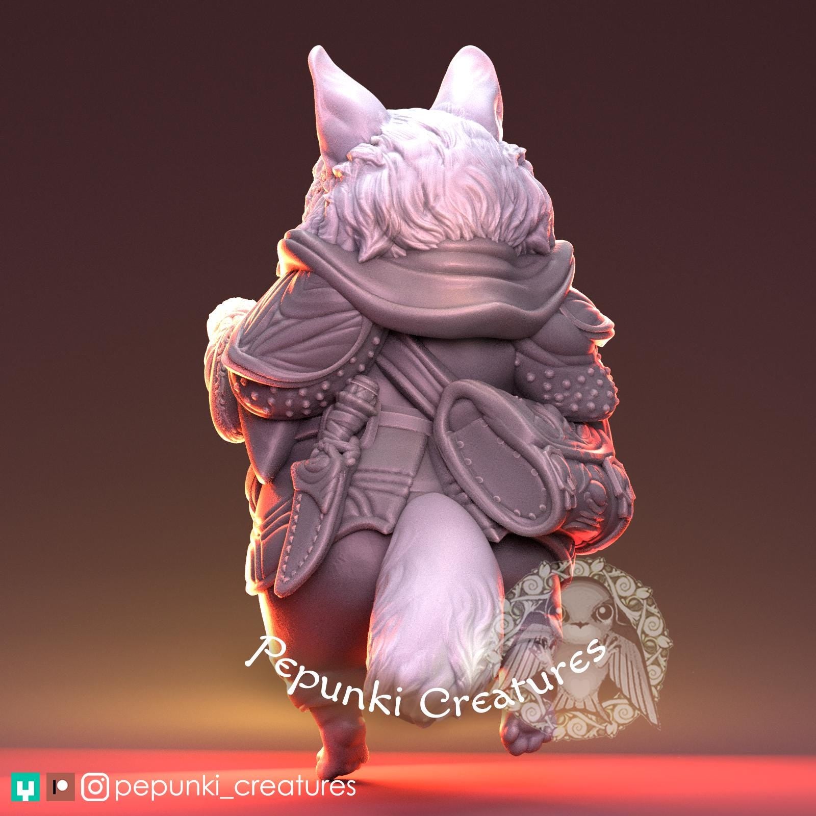Noble Cat | Tabletop Miniature | Pepunki Creatures