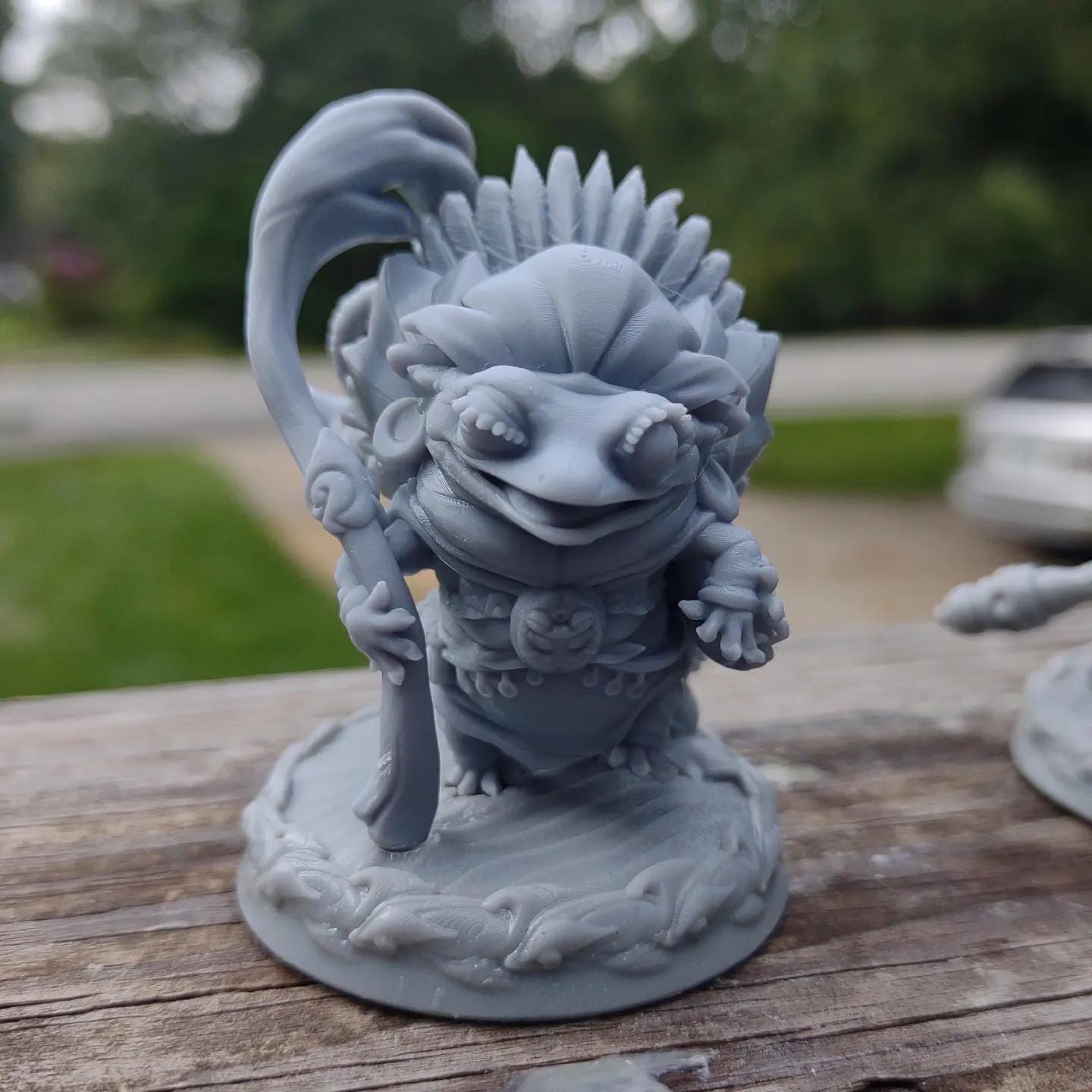Gecko Shaman | Tabletop Miniature | Pepunki Creatures