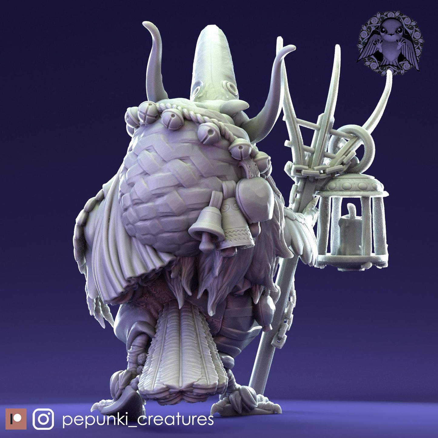 Thrush Bird | Tabletop Miniature | Pepunki Creatures