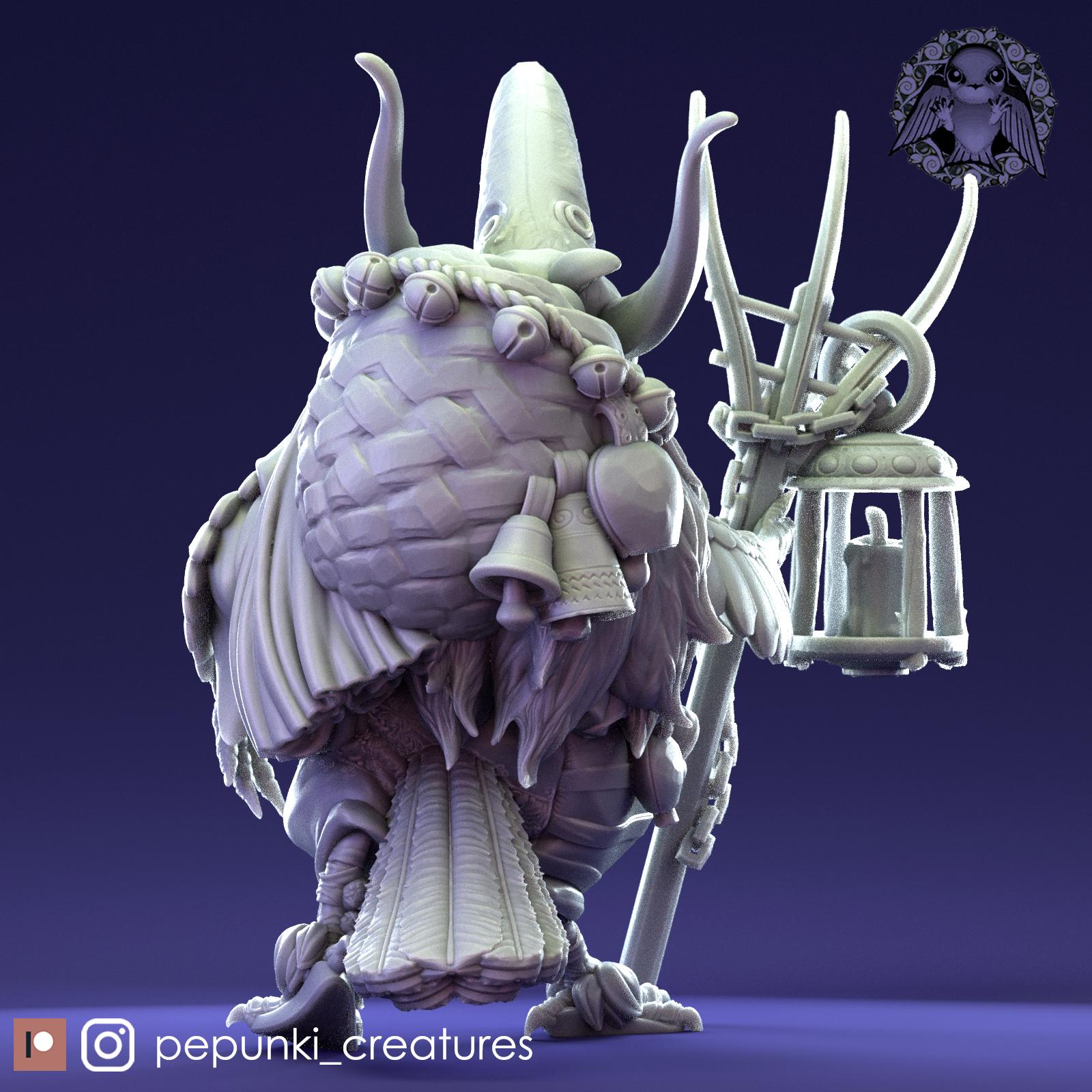 Thrush Bird | Tabletop Miniature | Pepunki Creatures