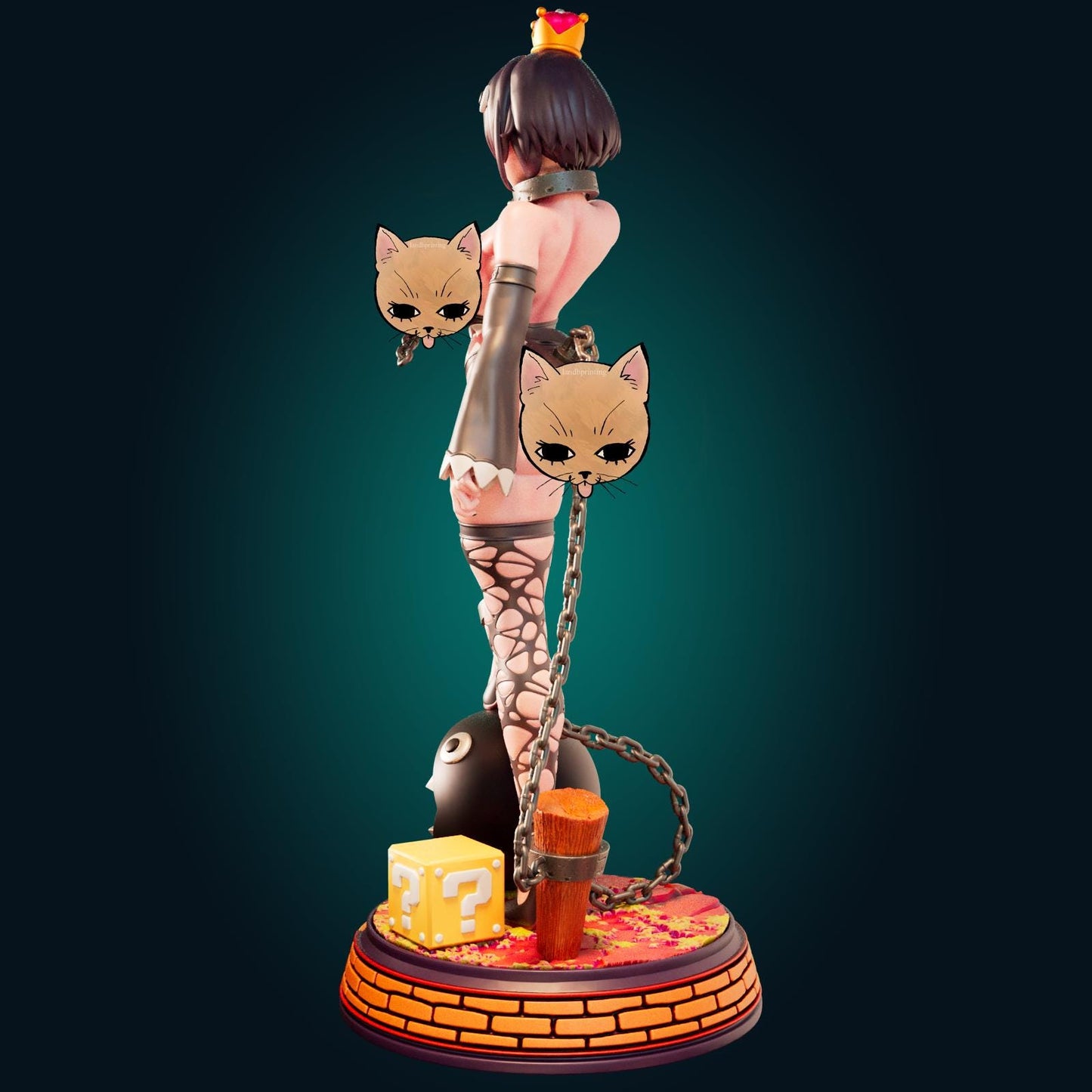 Chain Princess Model Kit | 3D Resin Printed Figurine | Officer Rhu