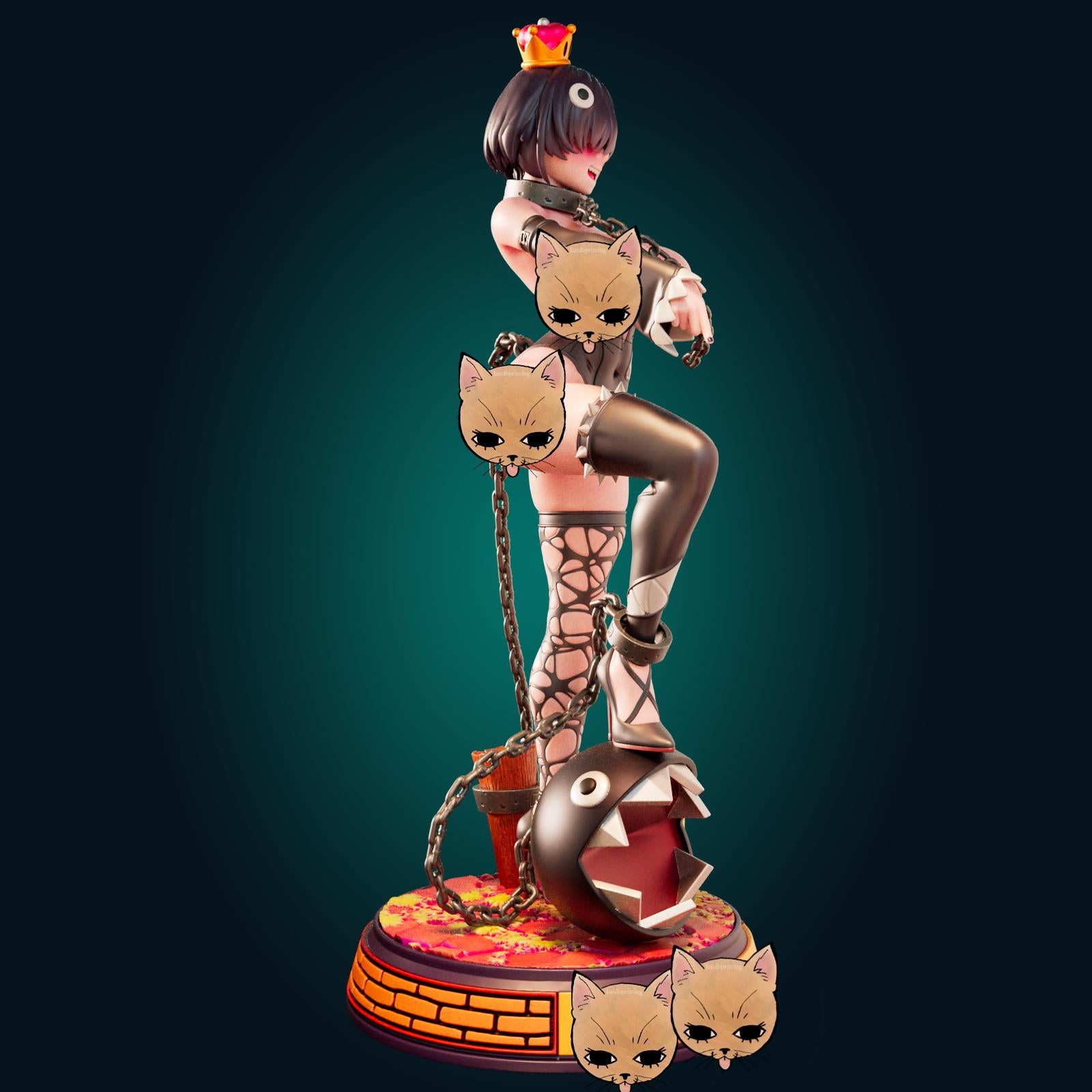 Chain Princess Model Kit | 3D Resin Printed Figurine | Officer Rhu