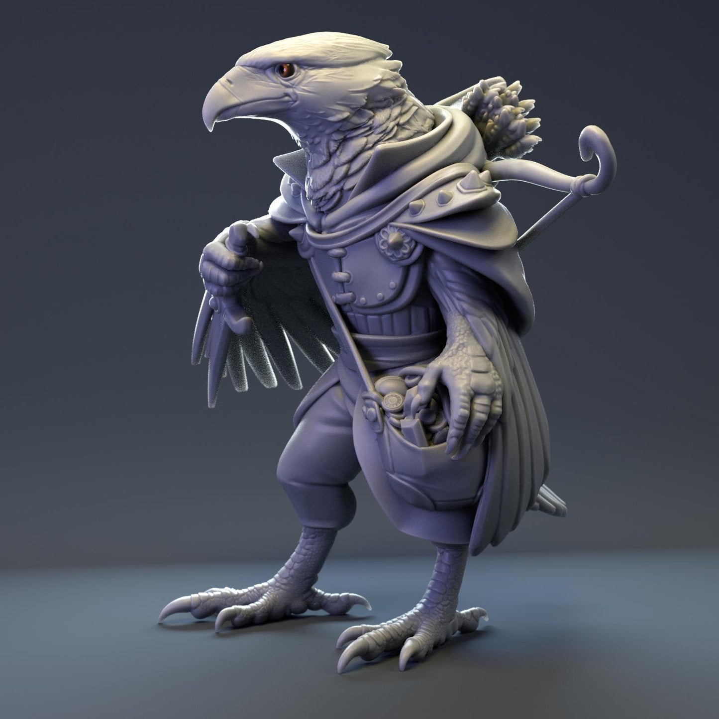 Caracara Eagle Rogue | Tabletop Miniature | Pepunki Creatures