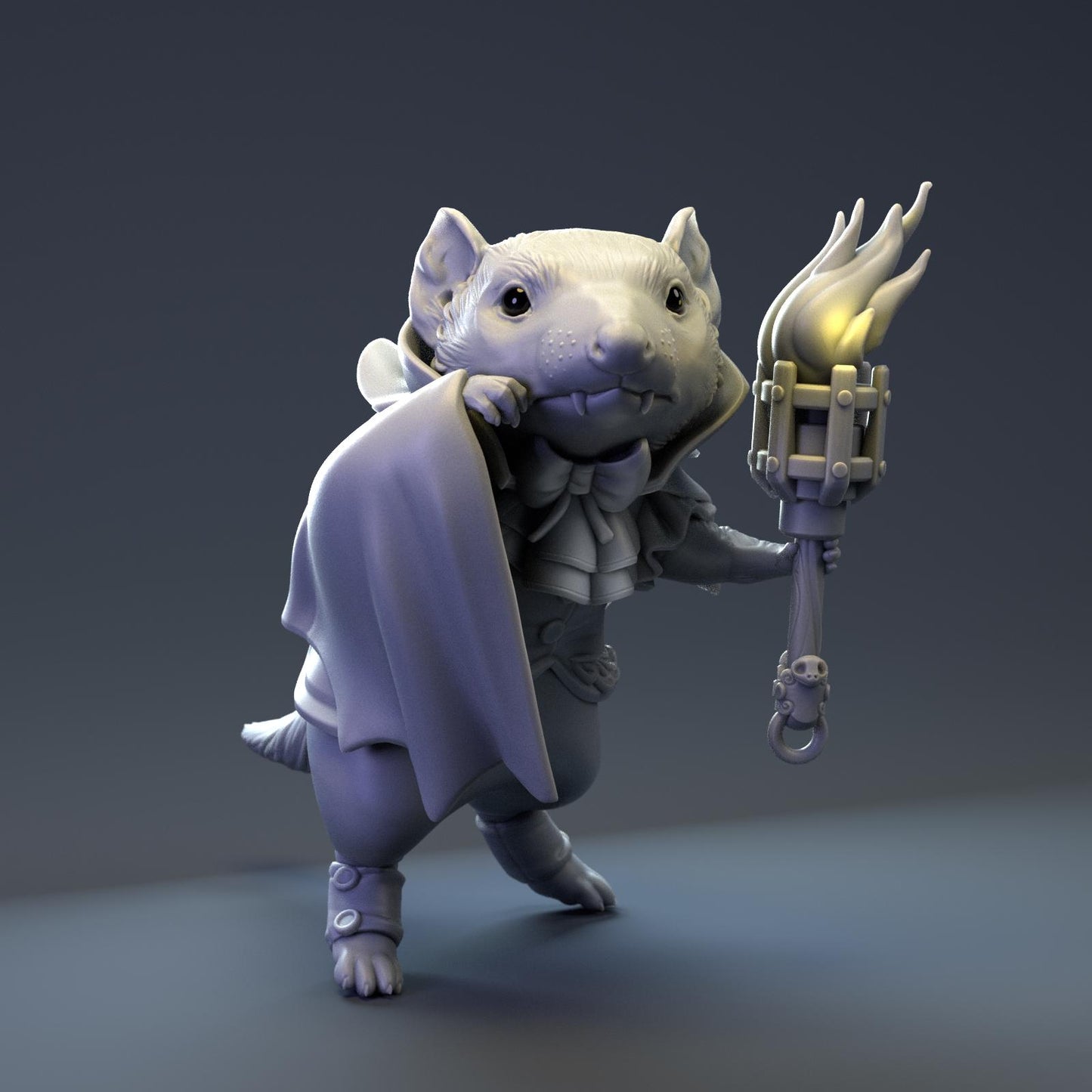 Tasmanian Devil in Vampire Costume | Tabletop Miniature | Pepunki Creatures