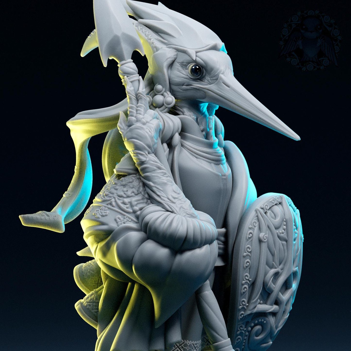 Stork Guardian | Tabletop Miniature | Pepunki Creatures