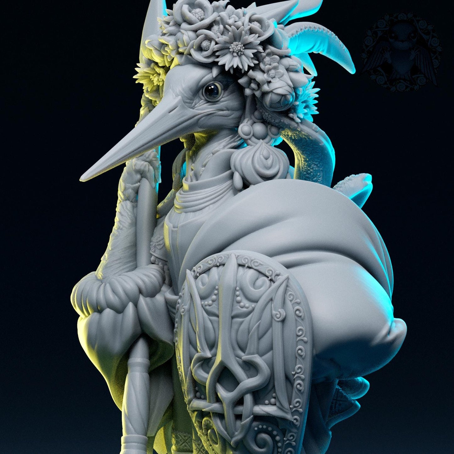 Stork Guardian | Tabletop Miniature | Pepunki Creatures