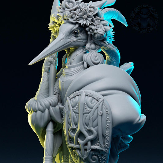 Stork Guardian | Tabletop Miniature | Pepunki Creatures