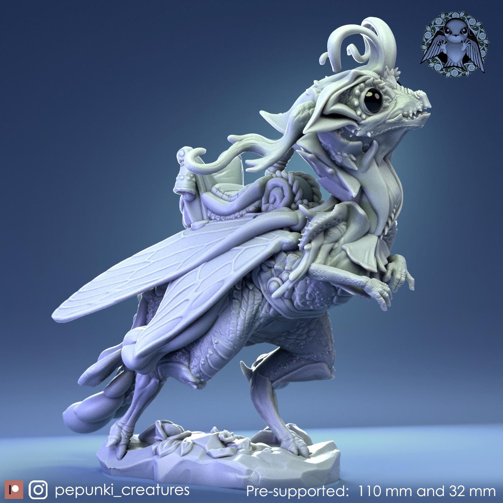 Fairy Dragon | Tabletop Miniature | Pepunki Creatures