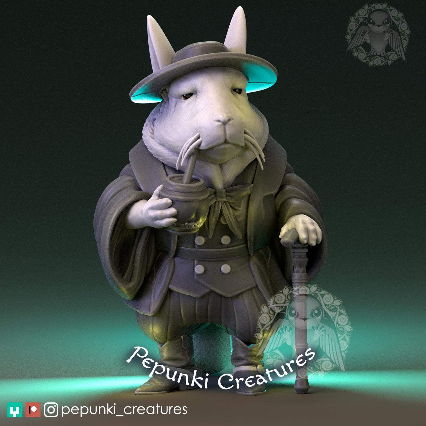 Viscacha Gaucho | Tabletop Miniature | Pepunki Creatures