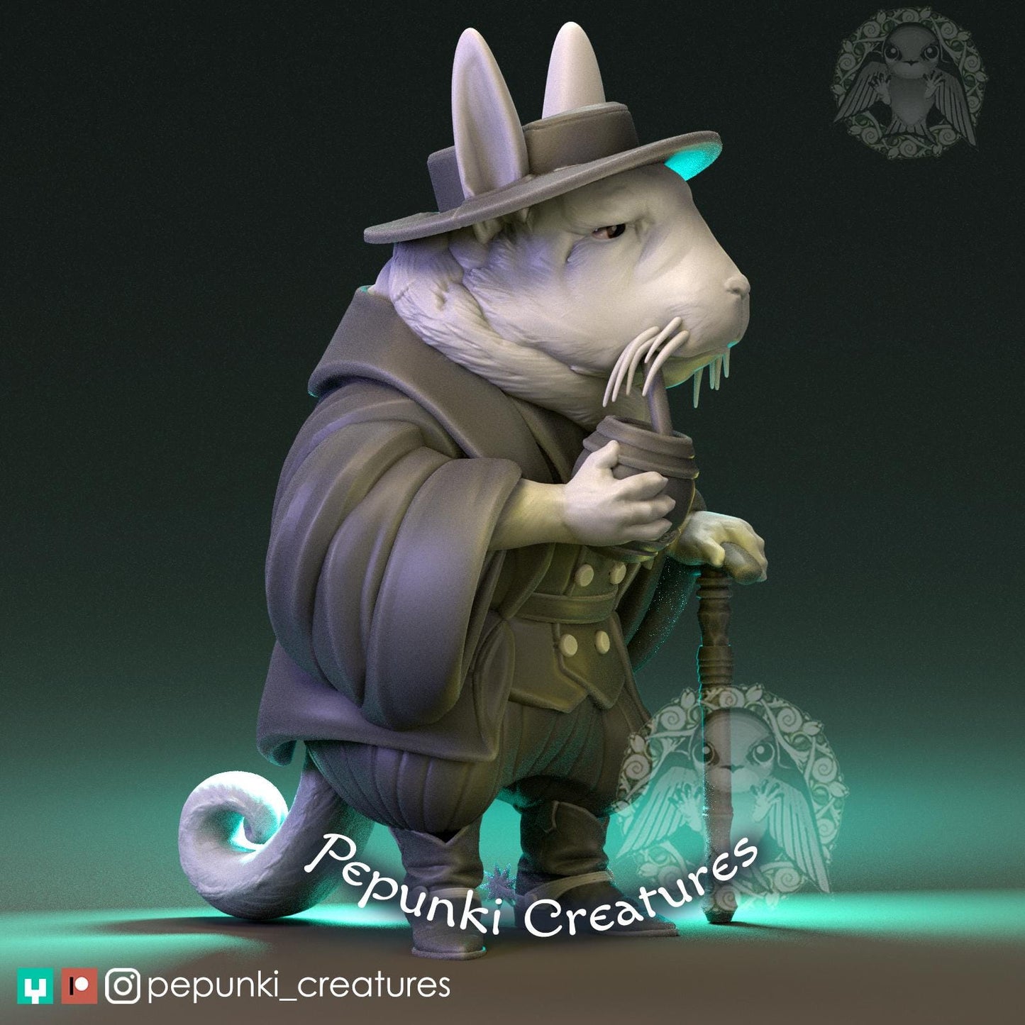 Viscacha Gaucho | Tabletop Miniature | Pepunki Creatures