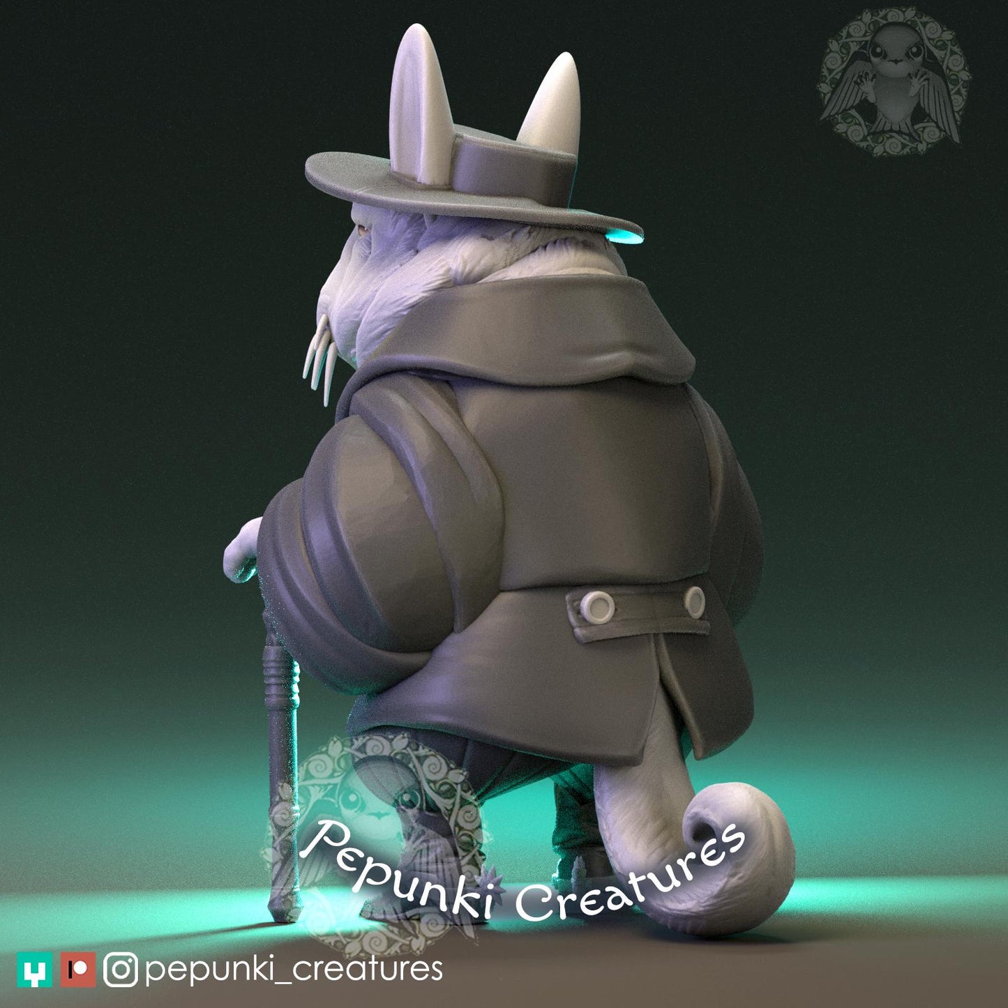 Viscacha Gaucho | Tabletop Miniature | Pepunki Creatures