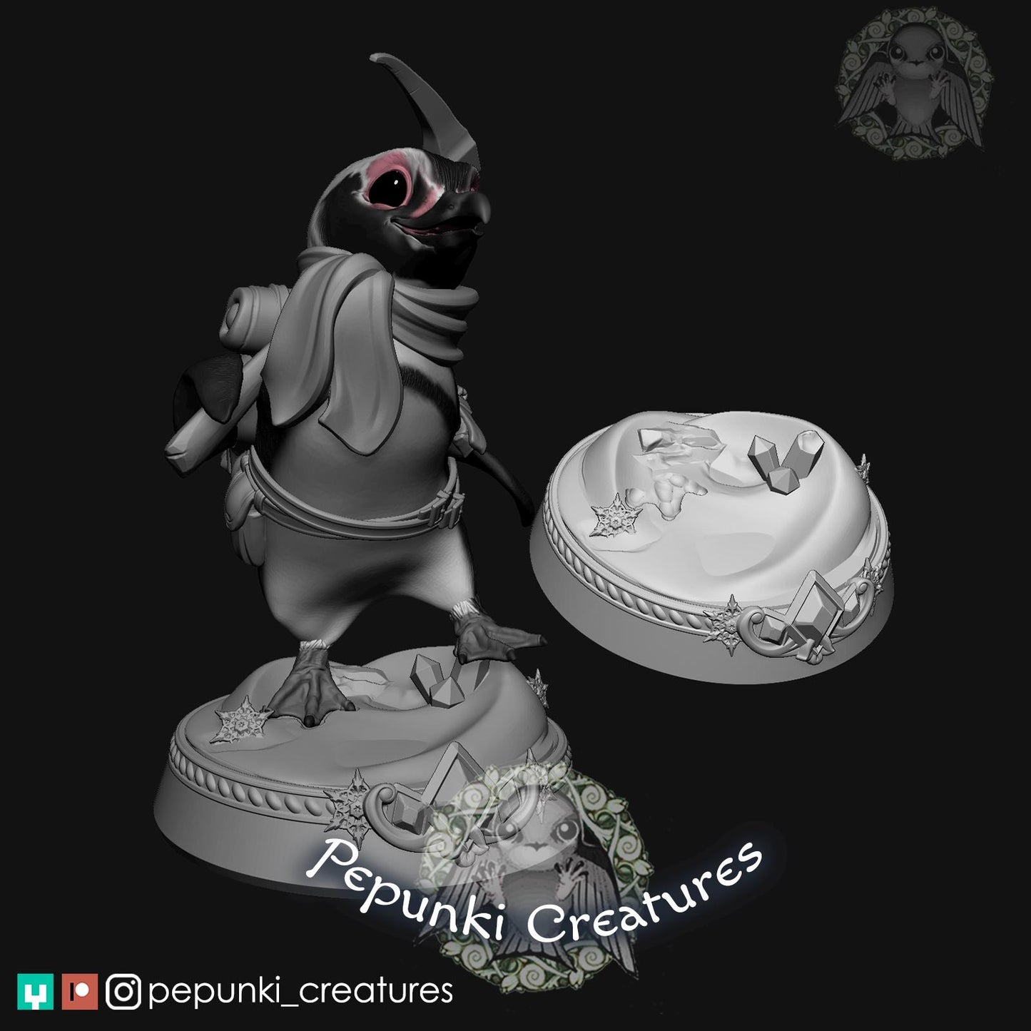 Little Penguin | Tabletop Miniature | Pepunki Creatures