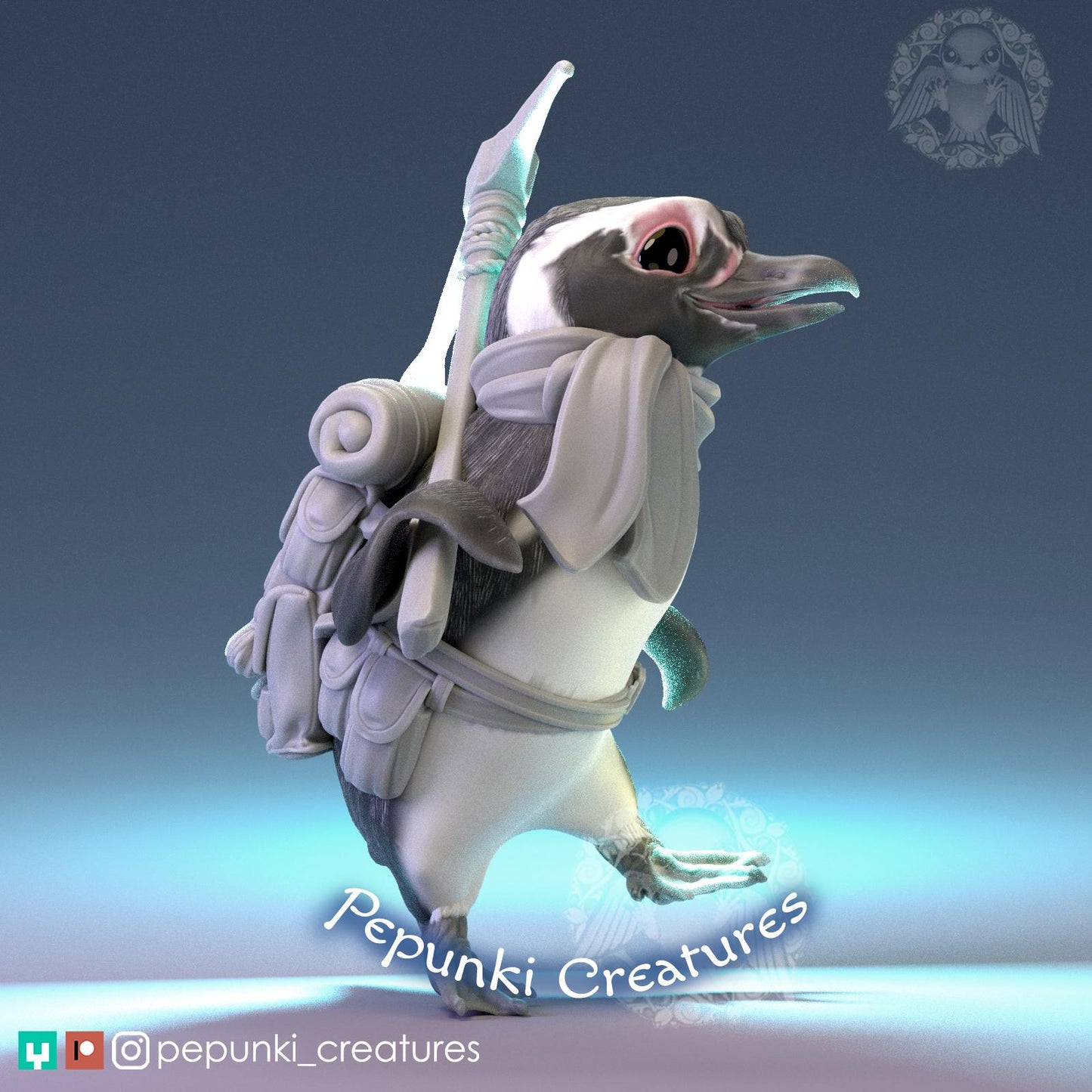Little Penguin | Tabletop Miniature | Pepunki Creatures