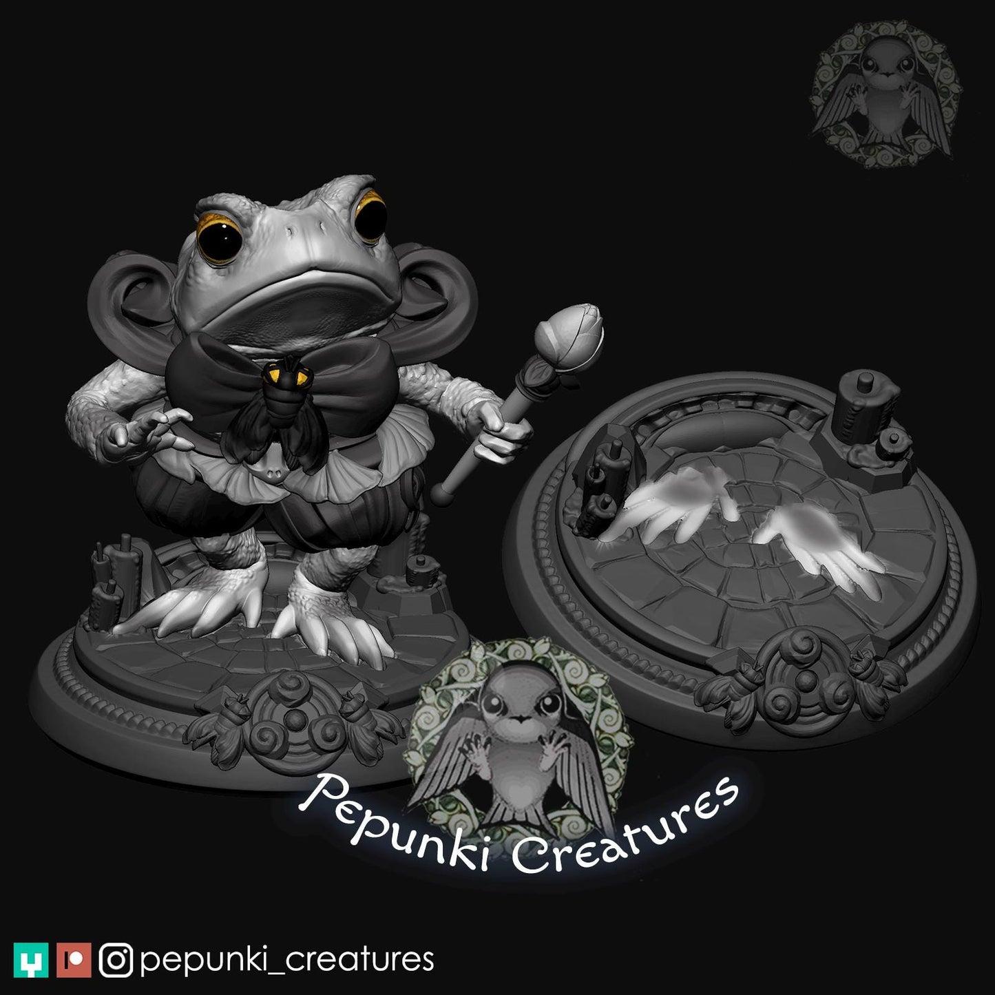 Little Toad Henchman | Tabletop Miniature | Pepunki Creatures