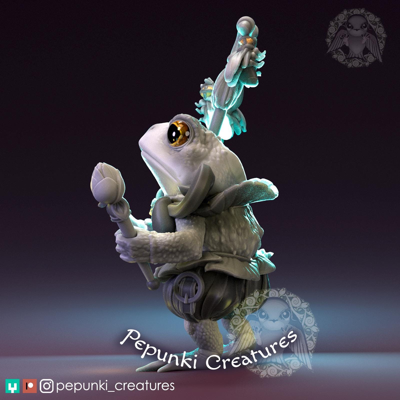 Little Toad Henchman | Tabletop Miniature | Pepunki Creatures