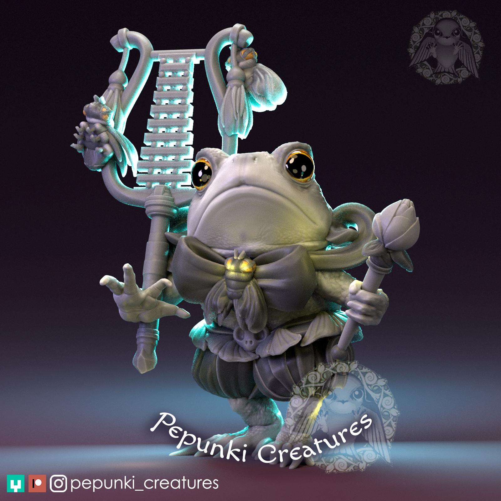 Little Toad Henchman | Tabletop Miniature | Pepunki Creatures