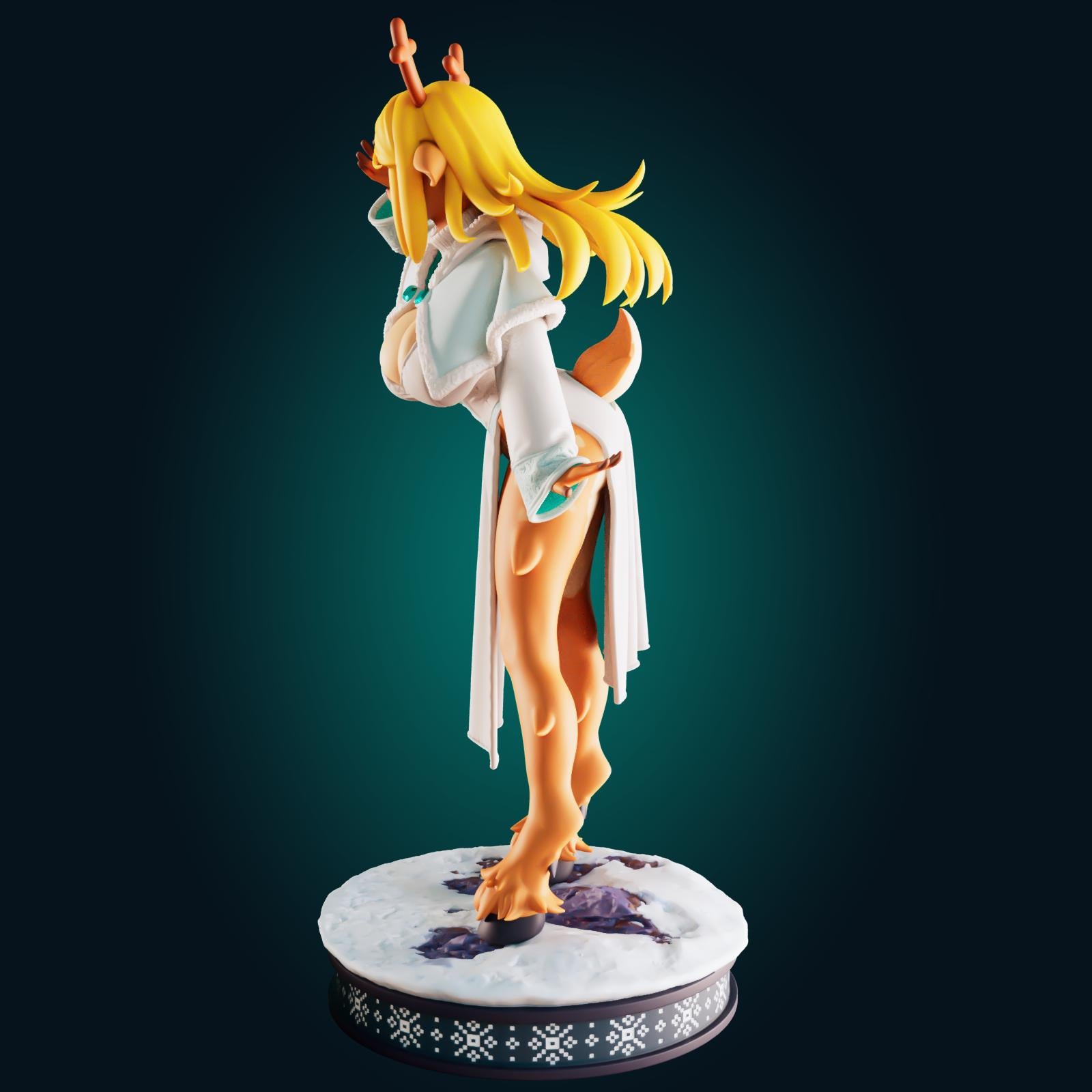 Deer Girl Model Kit | 3D Resin Printed Figurine | Officer Rhu