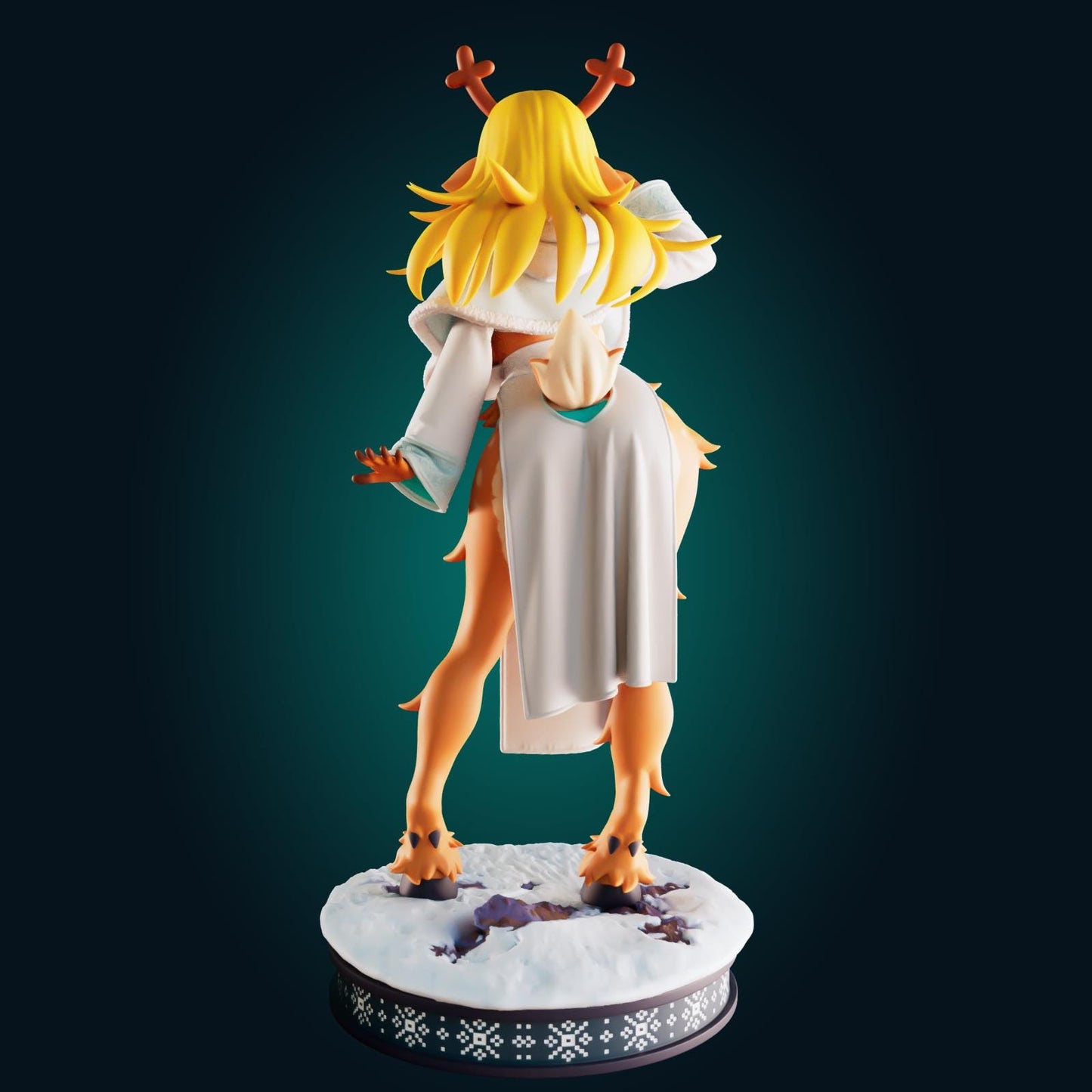 Deer Girl Model Kit | 3D Resin Printed Figurine | Officer Rhu