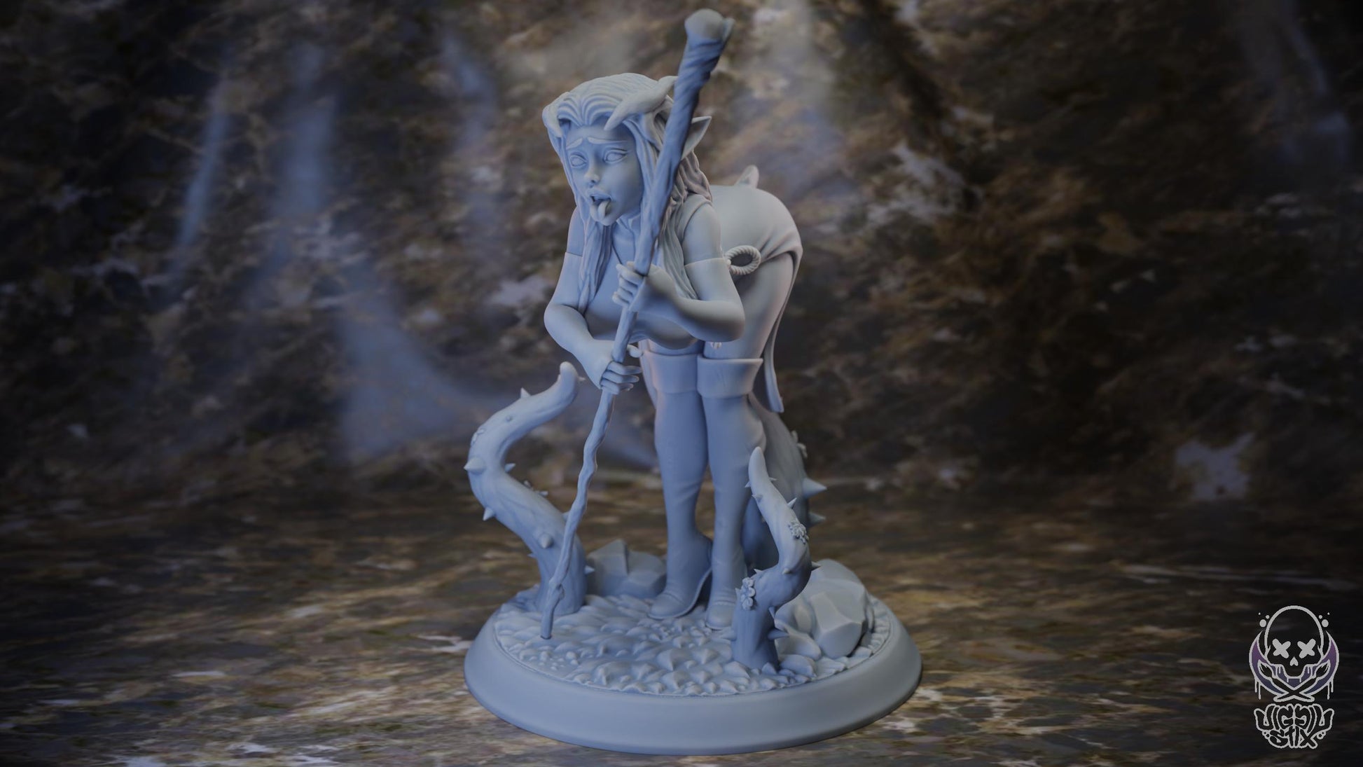Druid Lady Miniature | Jigglystix