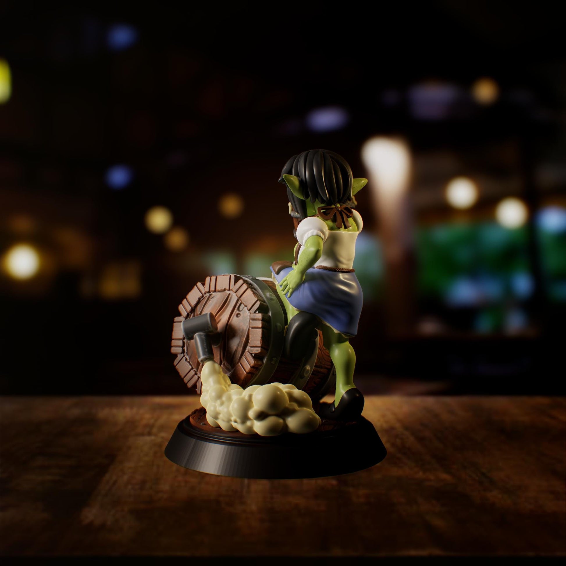 Goblin Barmaid Miniature | Jigglystix
