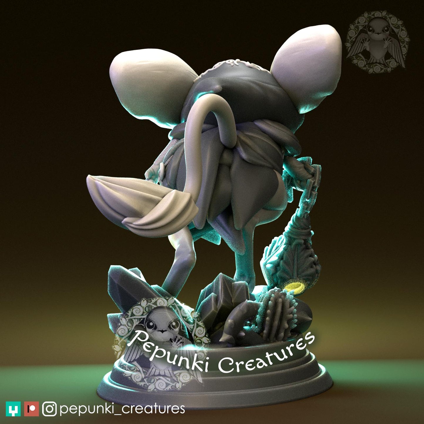 Long-Eared Jeroba | Tabletop Miniature | Pepunki Creatures