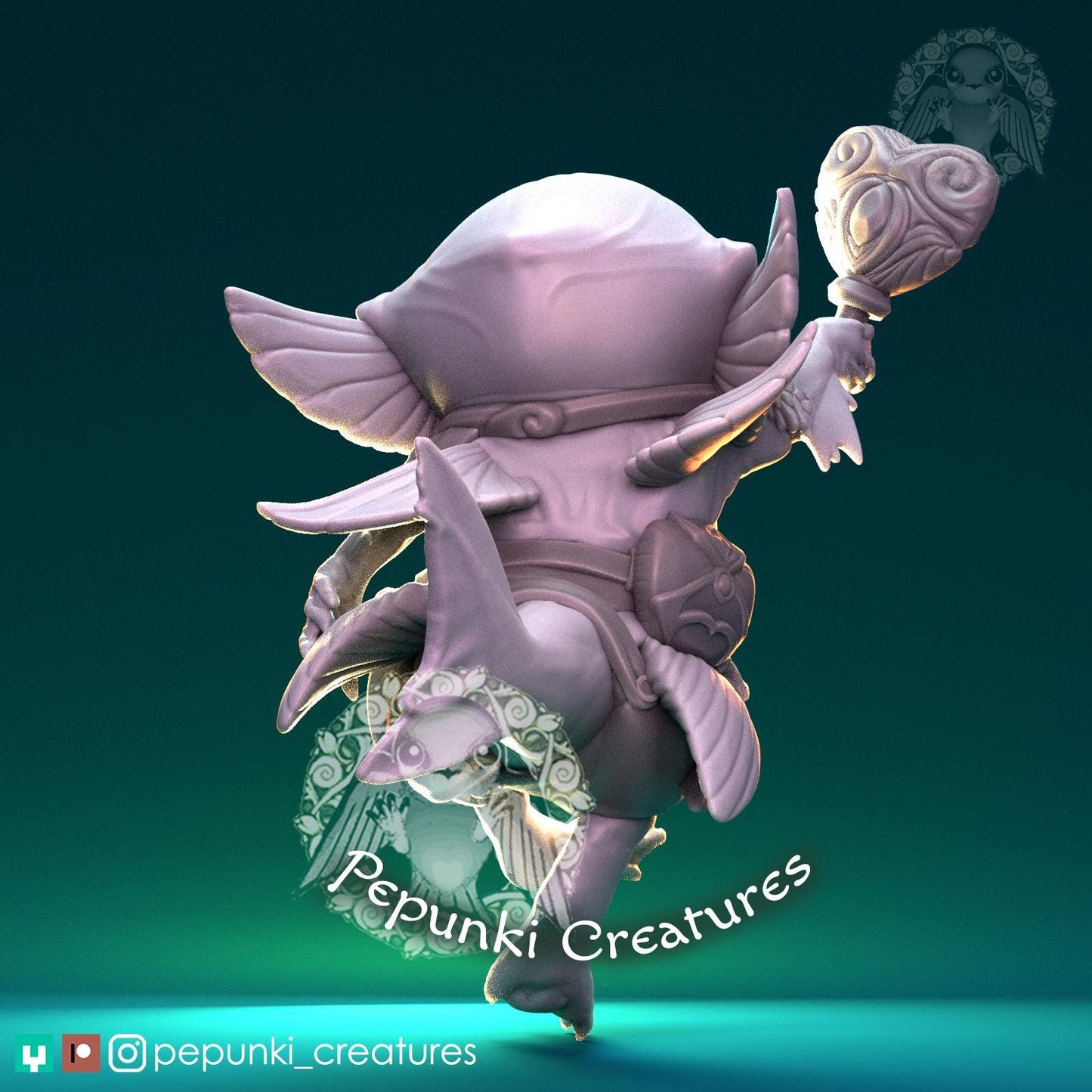 Little Sea Creature | Tabletop Miniature | Pepunki Creatures
