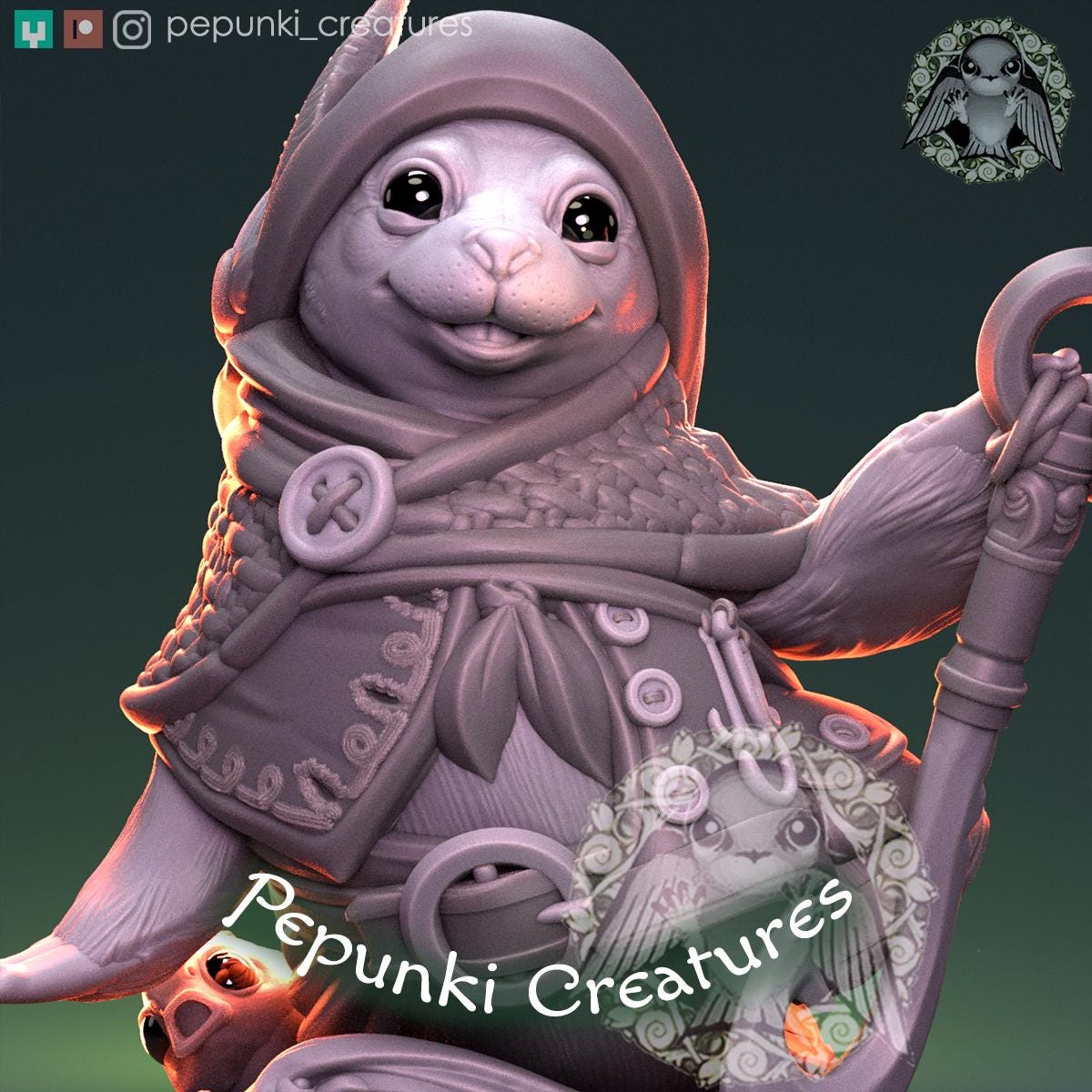 Sailor Seal | Tabletop Miniature | Pepunki Creatures